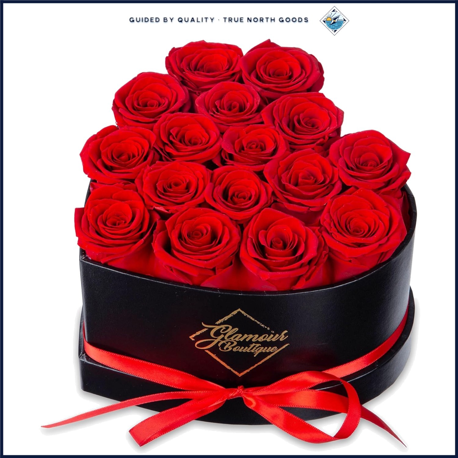 Eternal Red Roses in Heart Box – Perfect Gift for Mother’s Day or Anniversaries