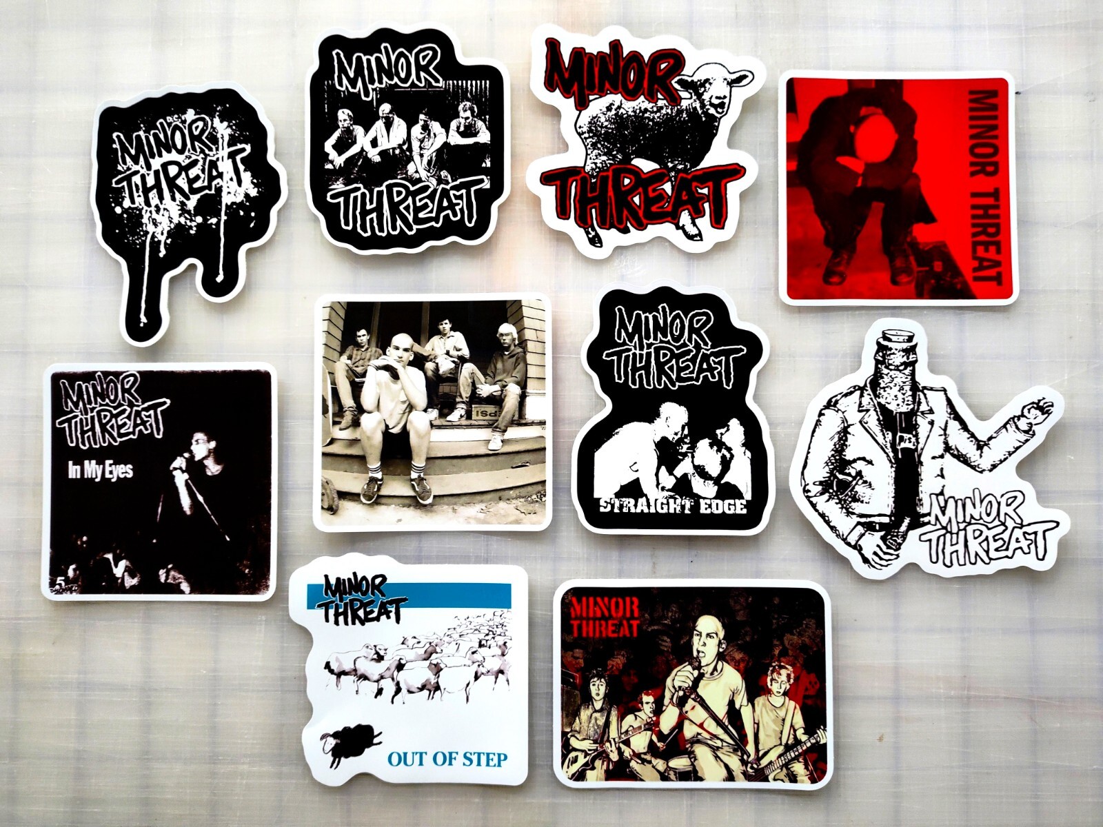 Sticker Pack (10 Vinyl Stickers) Hardcore Punk Straight Edge sxe