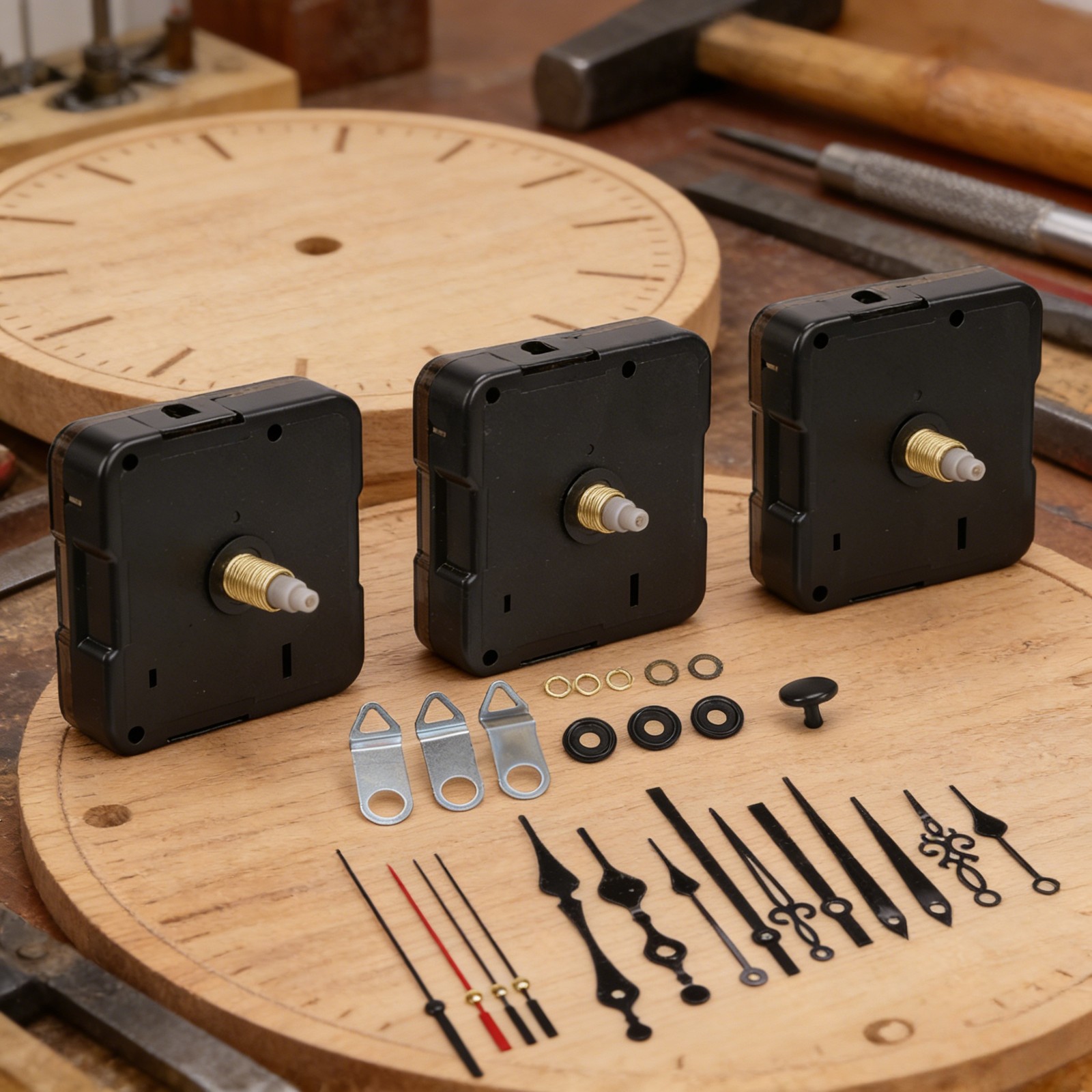 DIY Quartz Clock Mechanism Repair Kit Movement Replacement 3pcs New
