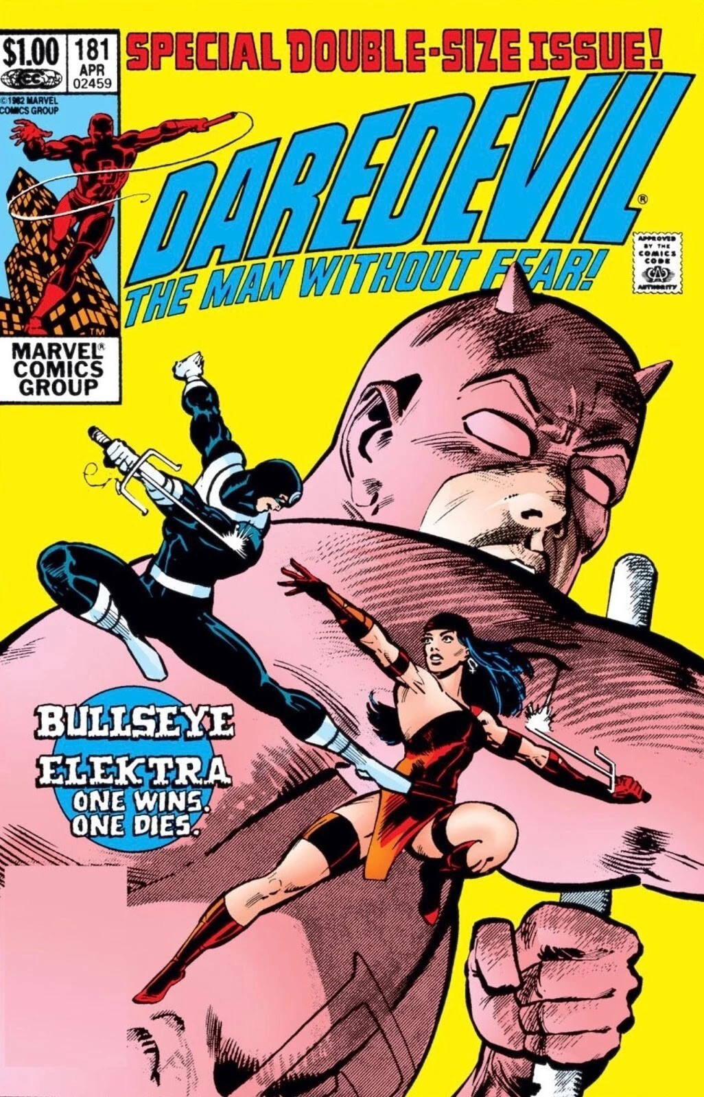 DAREDEVIL THE MAN WITHOUT FEAR #181 Poster print 11″x17″ inches home decor