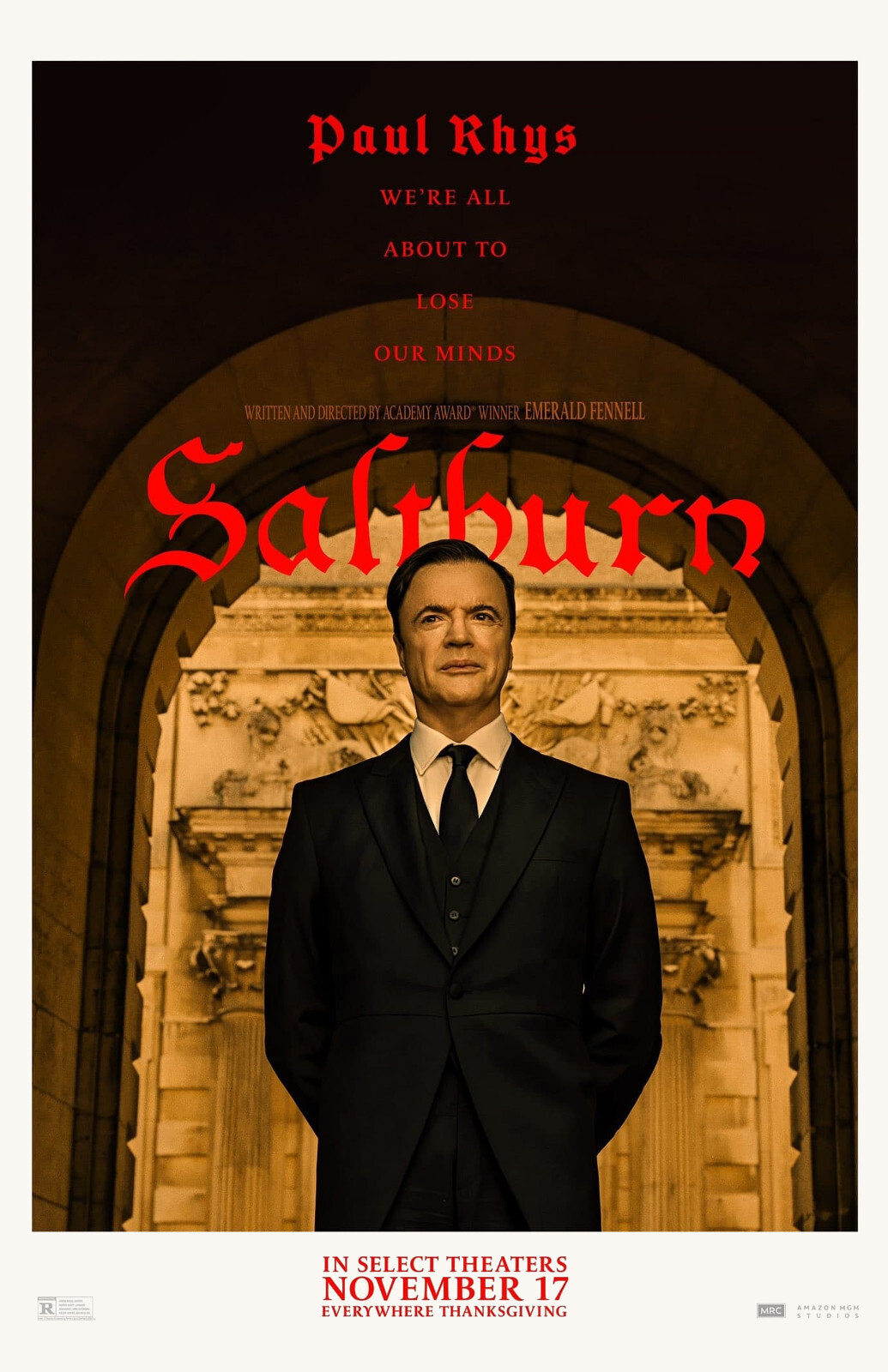 BB3153 Saltburn Film By Emerald Fennell 2023 Bordered Movie Poster 11×17