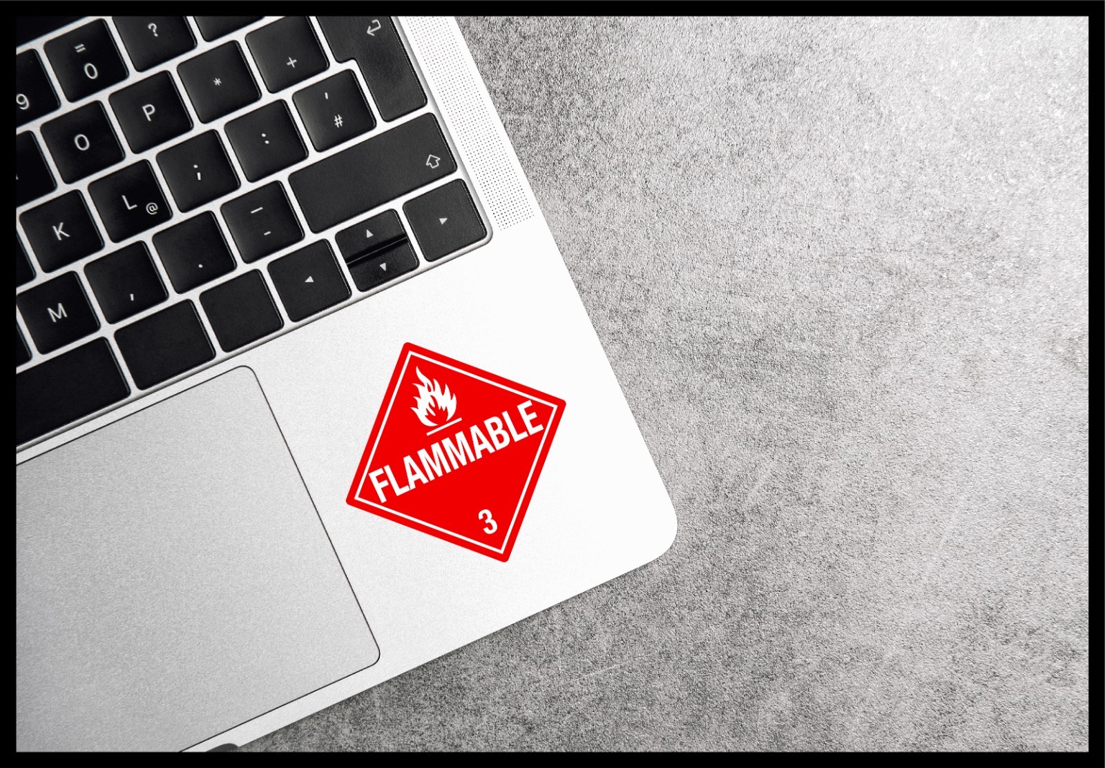 Flammable Decal Sticker Warning Red Diamond Work Shop Explosives Caution Danger