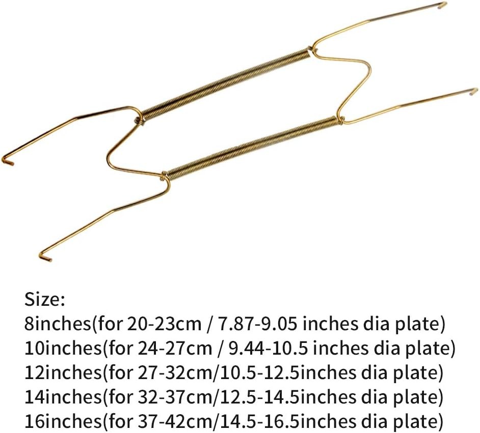 8 10 12 14 16Inch Plate Hangers for Walls Dish 10in, as picture show