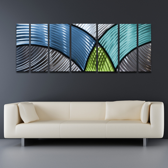 Modern Contemporary Abstract Metal Wall Sculpture Art Work Painting Home Decor