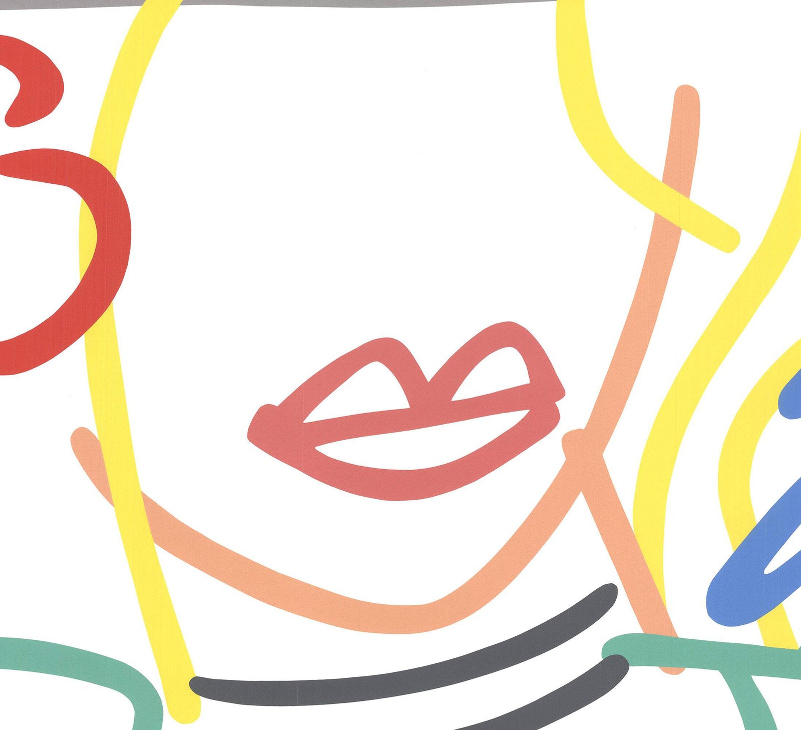 TOM WESSELMANN Monica (no text) 30″ x 37″ Serigraph 1985 Pop Art Multicolor, Gre
