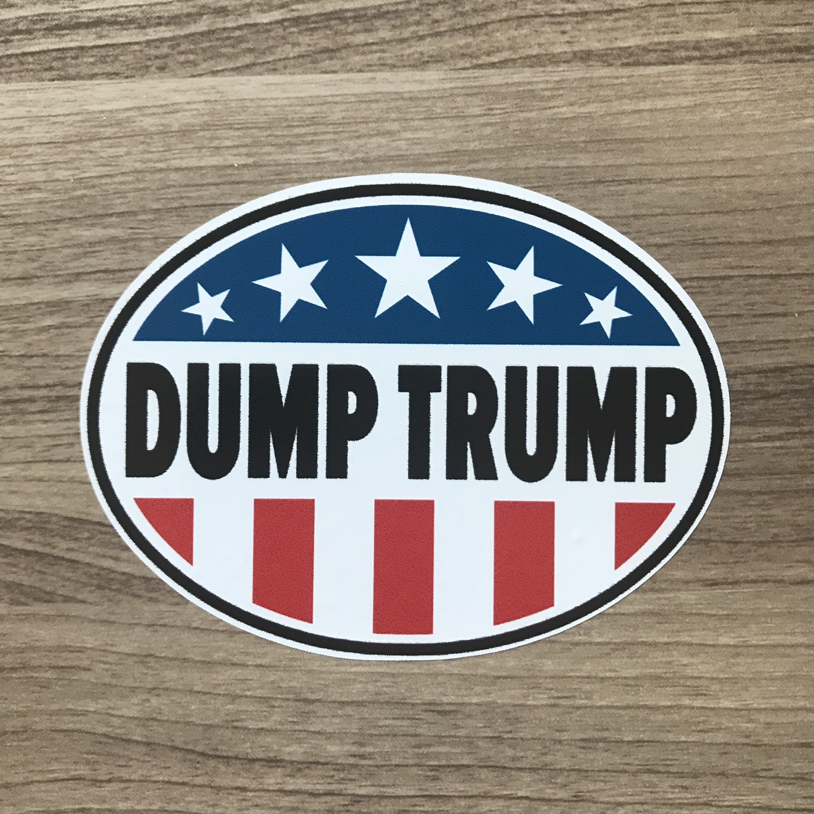 Dump Trump Donald Trump 4″ Wide Vinyl Sticker – BOGO