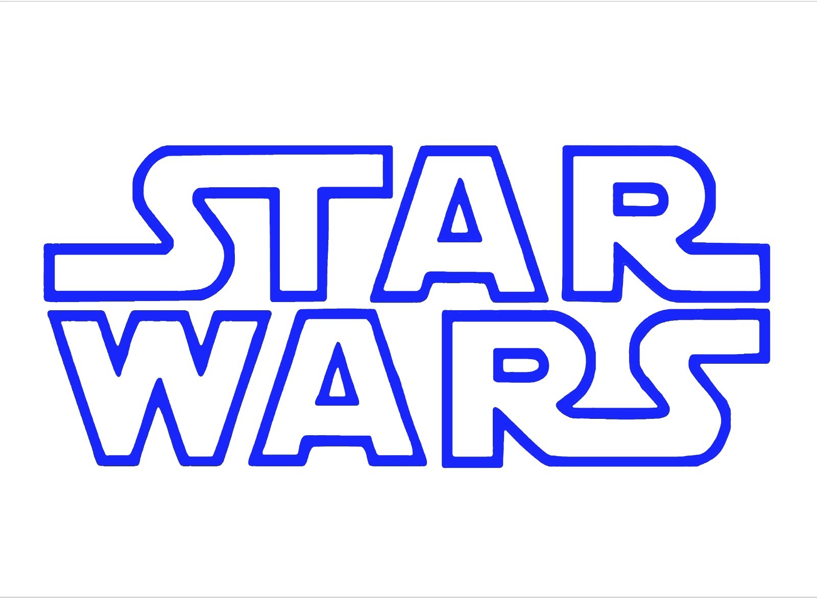 STAR WARS LOGO, Decal Stickers for Cars, Windows, Laptops, Wall, Tablets.