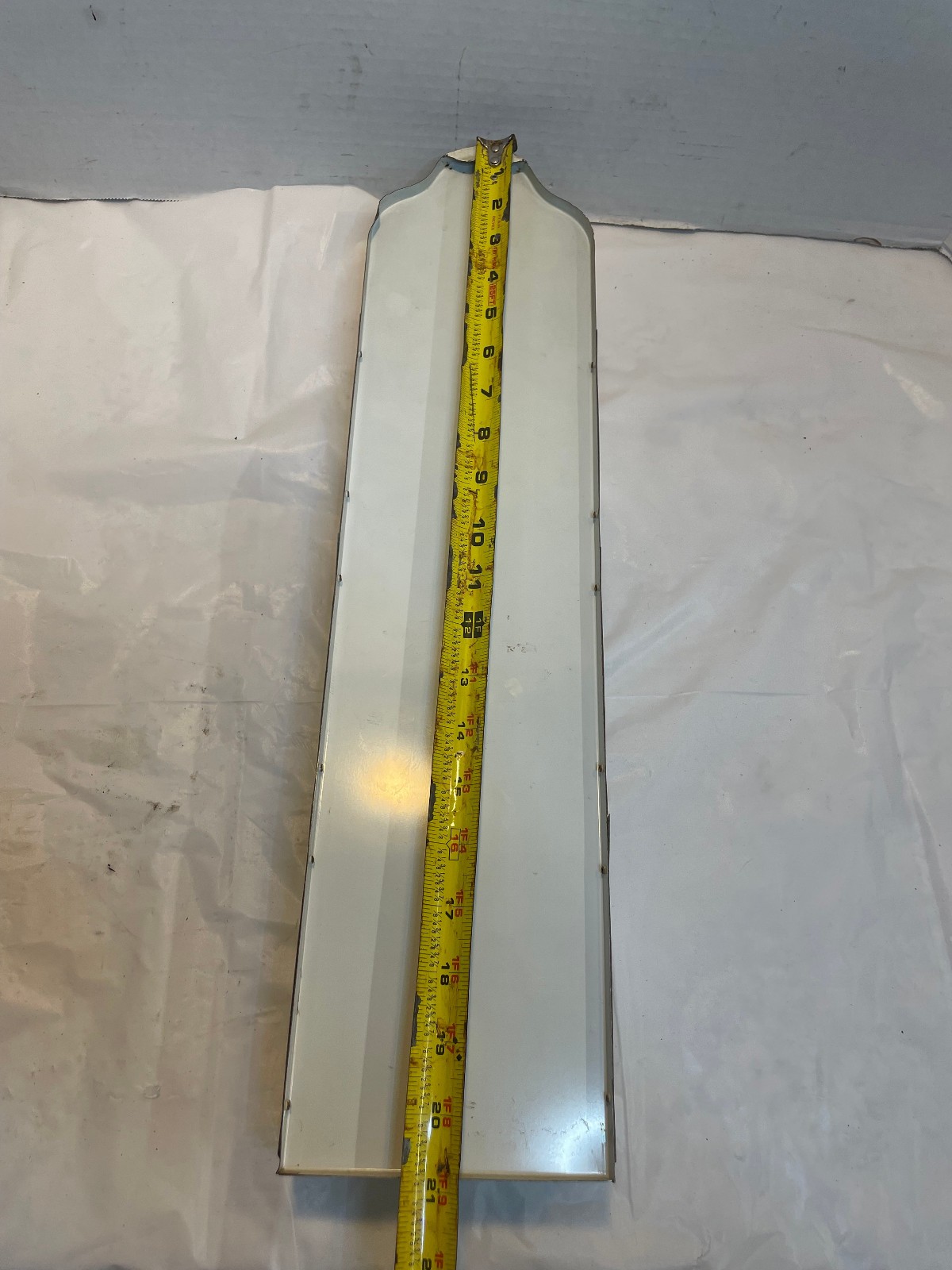 Vintage Metal Wall Mail Organizer Hanging Letter Bill Holder Mid Century