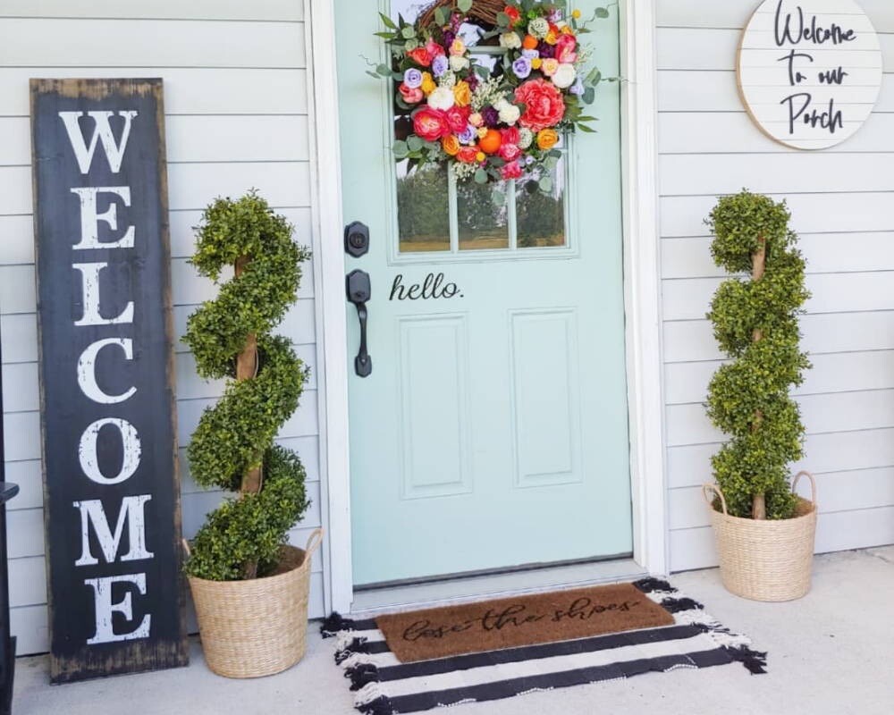 46” Boxwood Spiral Topiary Artificial Tree UV (Indoor/Outdoor). Retail $139