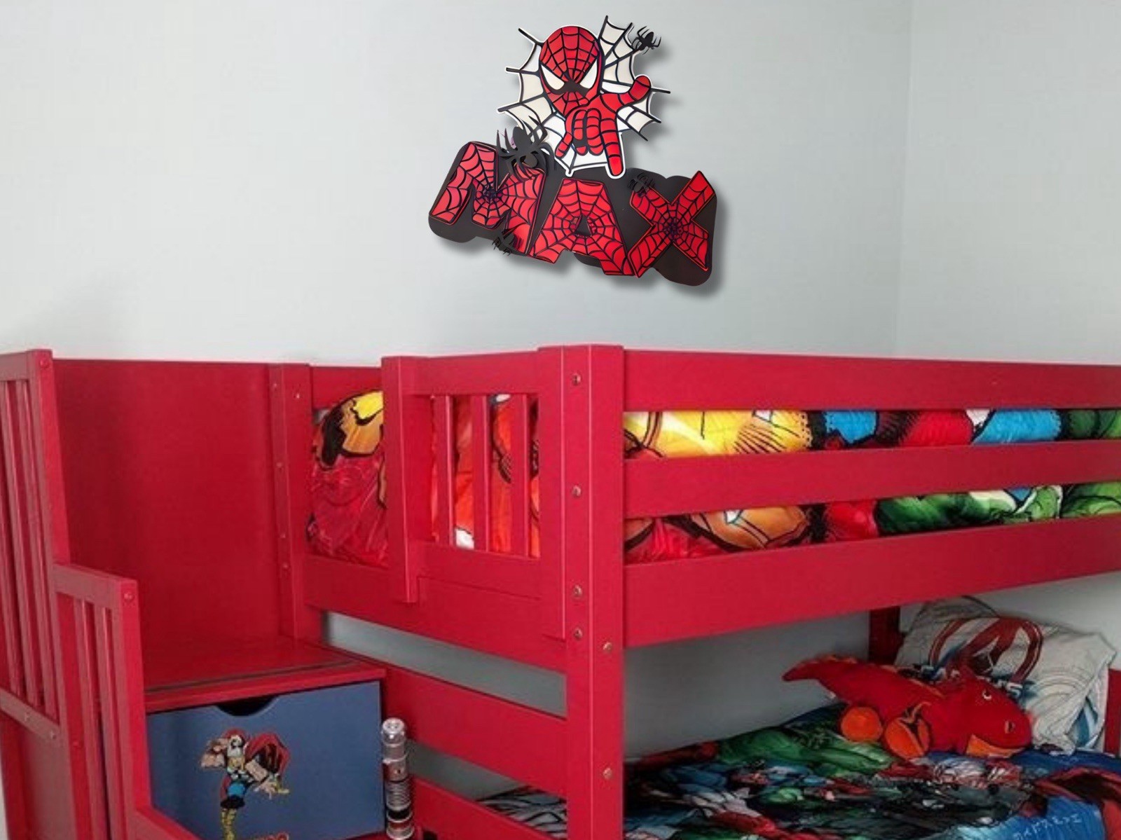 Personalized Wooden Name Sign for Kids Room – Any Name Available – Handmade Gift
