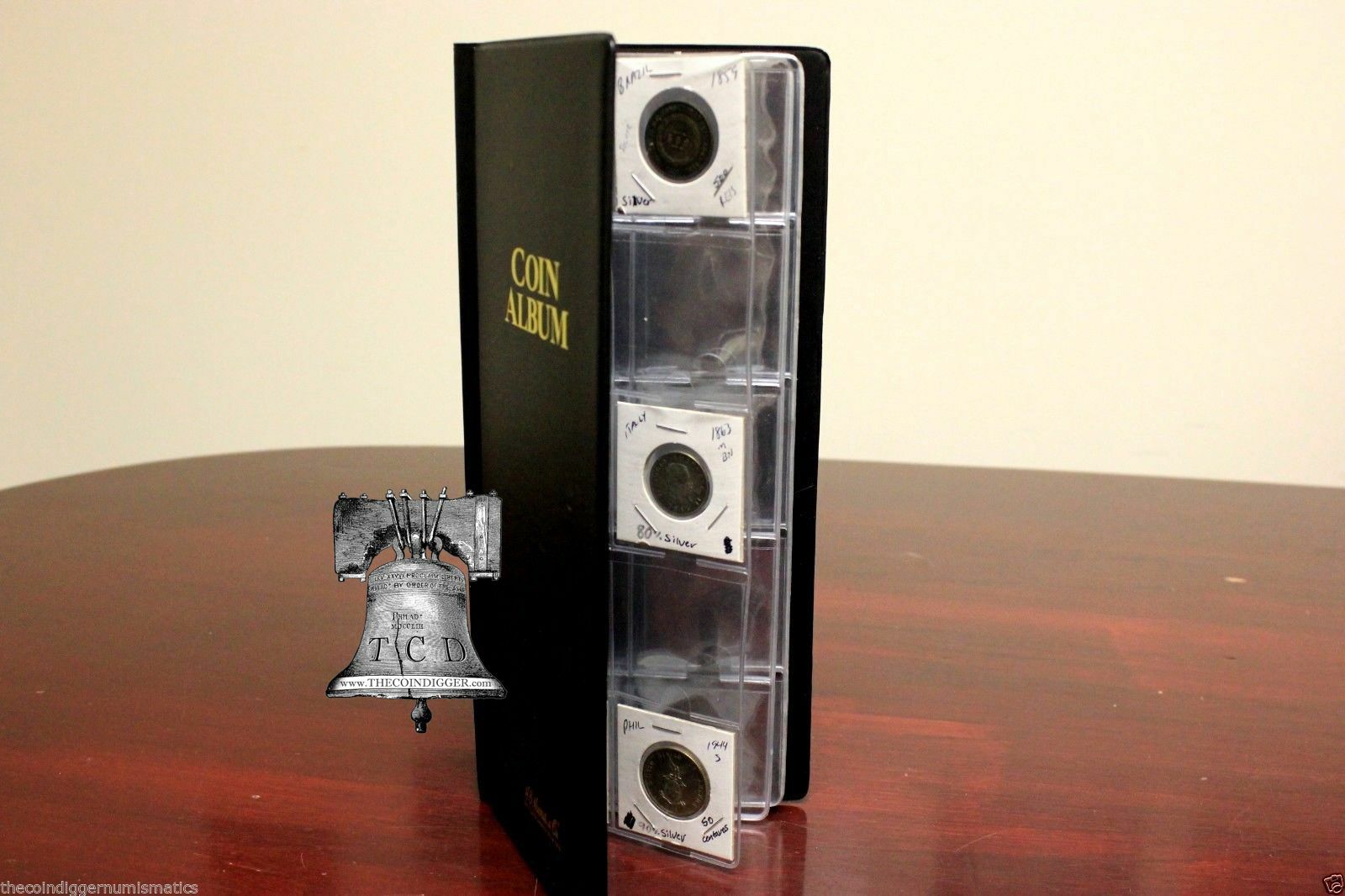 Whitman Coin Holder 2×2 Album 12 24 60 80 Pocket Wallet Storage Book of CHOICE