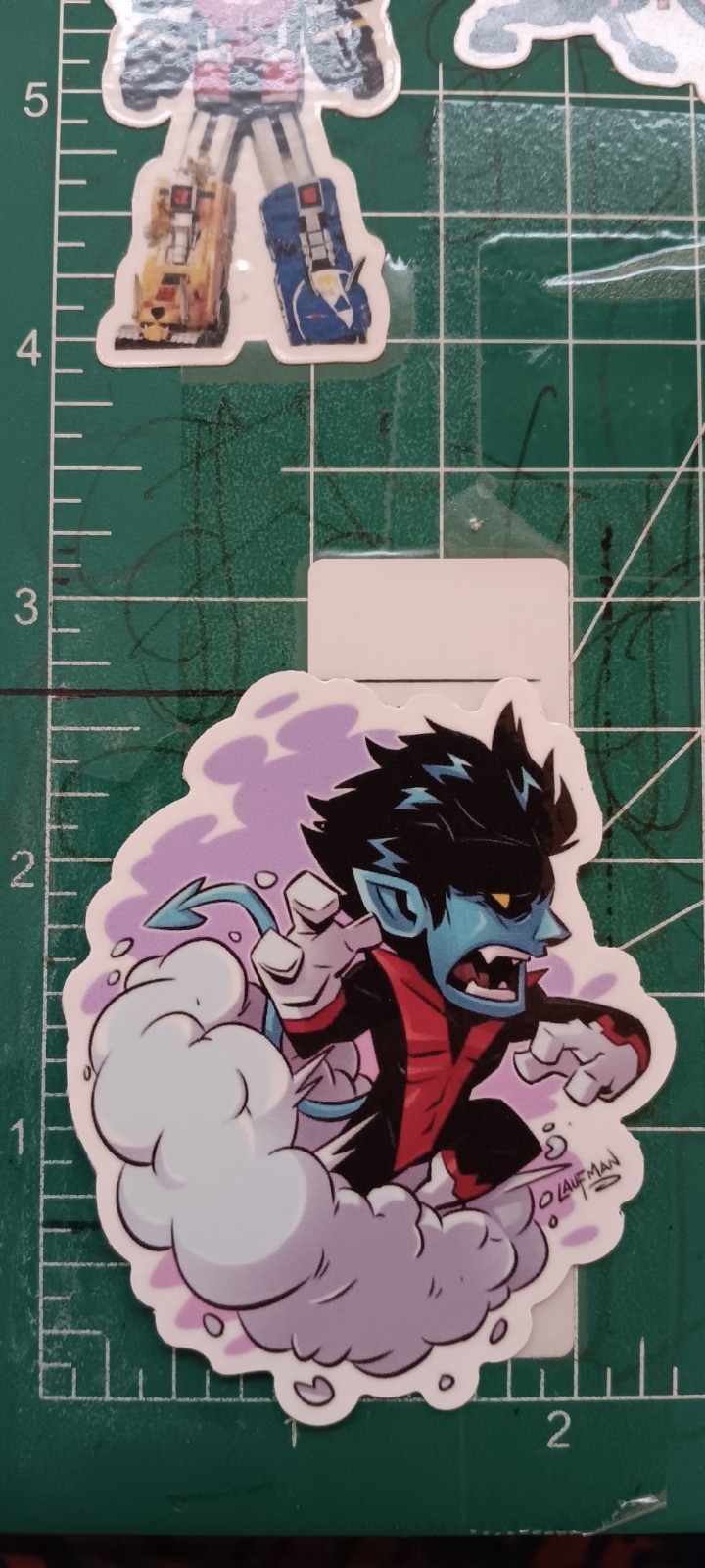 X-MEN’S X NIGHTCRAWLER X VYNIL HIGH-GLOSS DIE-CUT STICKER 3X2 INCH STICKER X