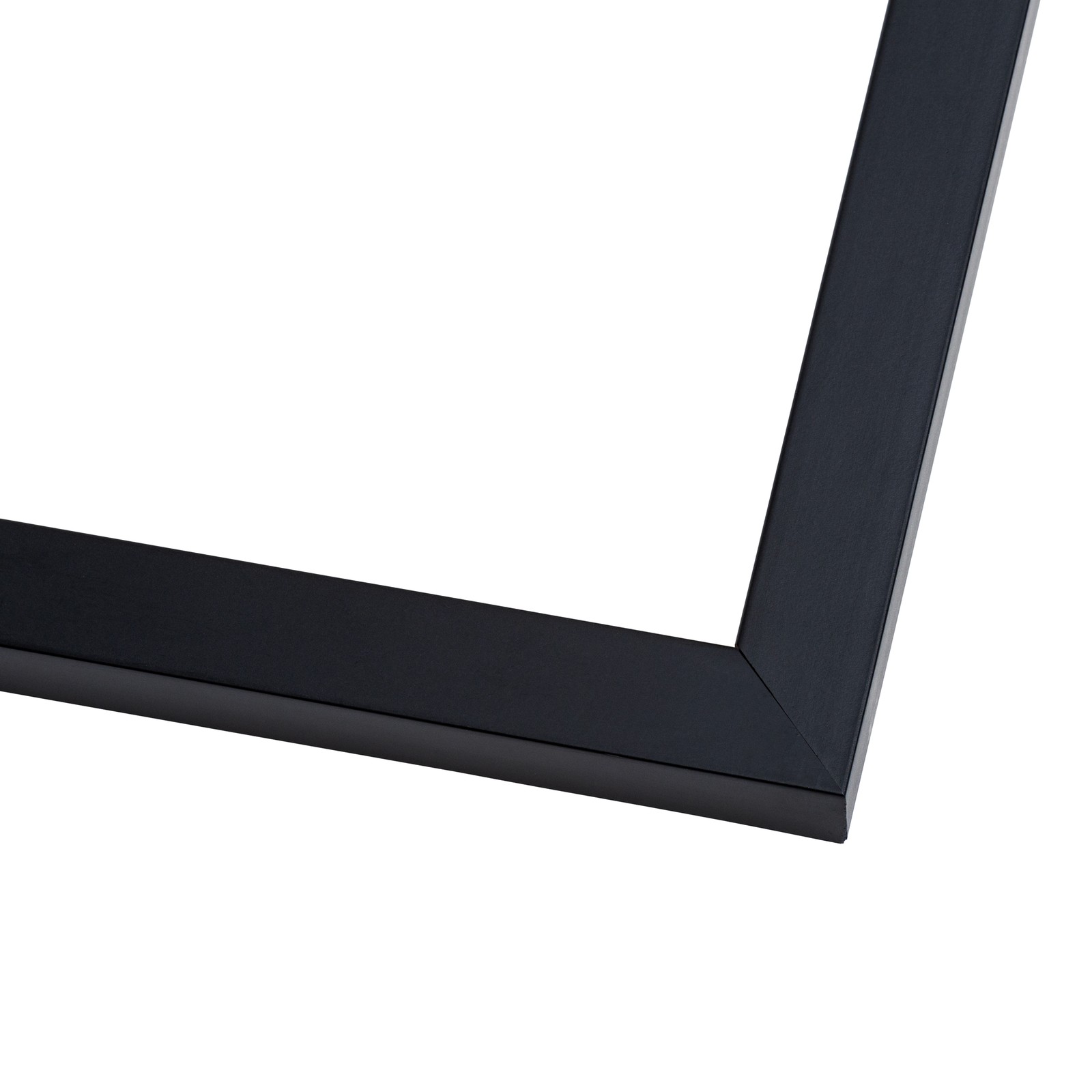 15×42 Frame Black Real Wood Picture Frame Width 0.75 inches | Interior Frame Dep