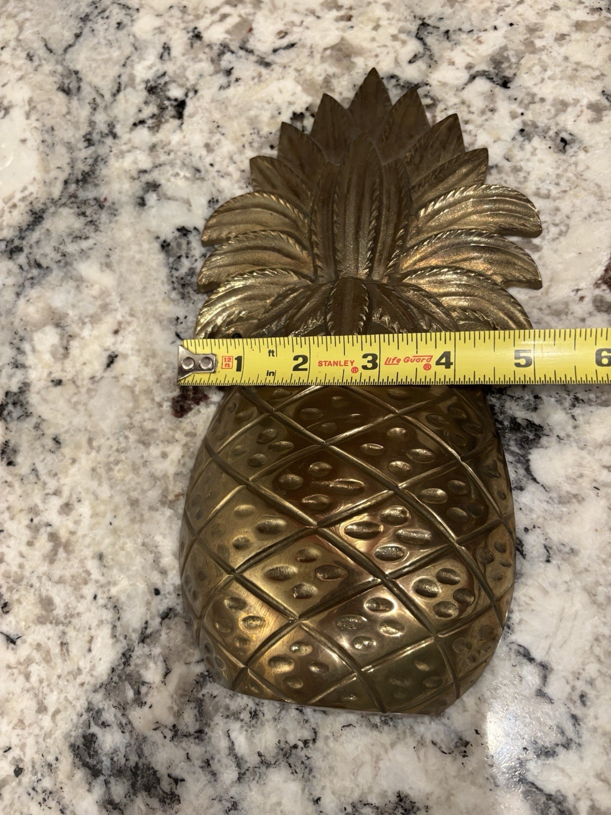 1991 Upper Deck Brass vintage Pineapple Wall Hanging Tropical Paradise Beach