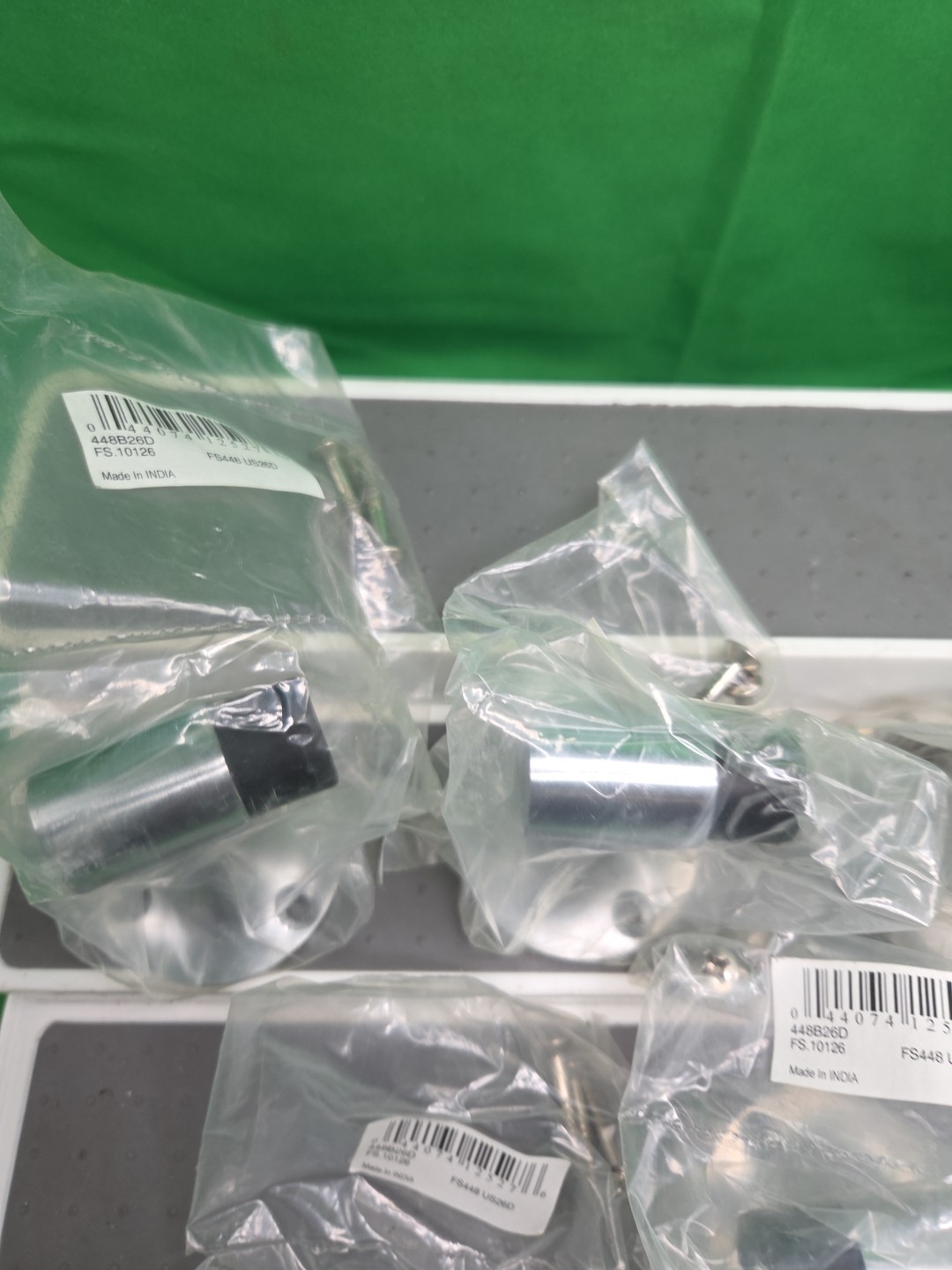 5 Pieces New IVES 448 B26D Aluminum Bumper Door Stop Satin Finish
