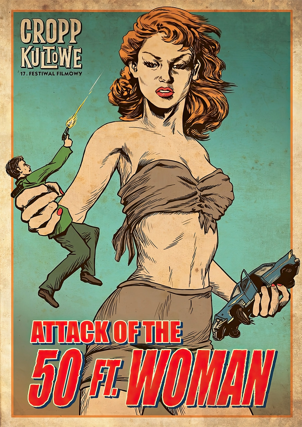 Attack Of The 50 Foot Woman Premium Poster Fan Gift