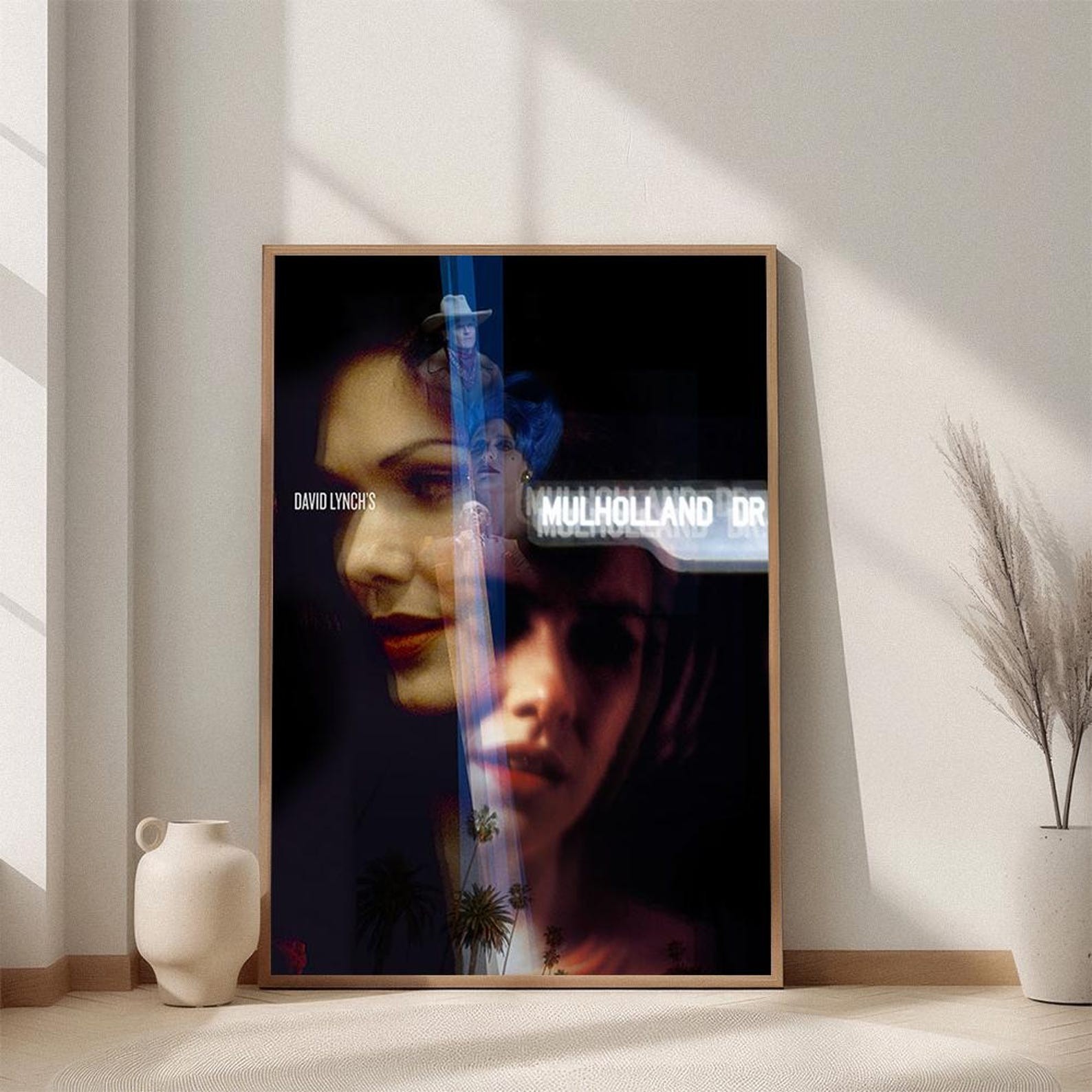 Mulholland Drive Movie Poster Print – David Lynch Neo-Noir Film Wall Art