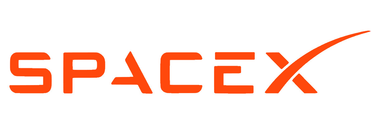 2 X SPACEX (2 Stickers) Decal Stickers for Cars, Windows, Laptops, Wall, Tablet.