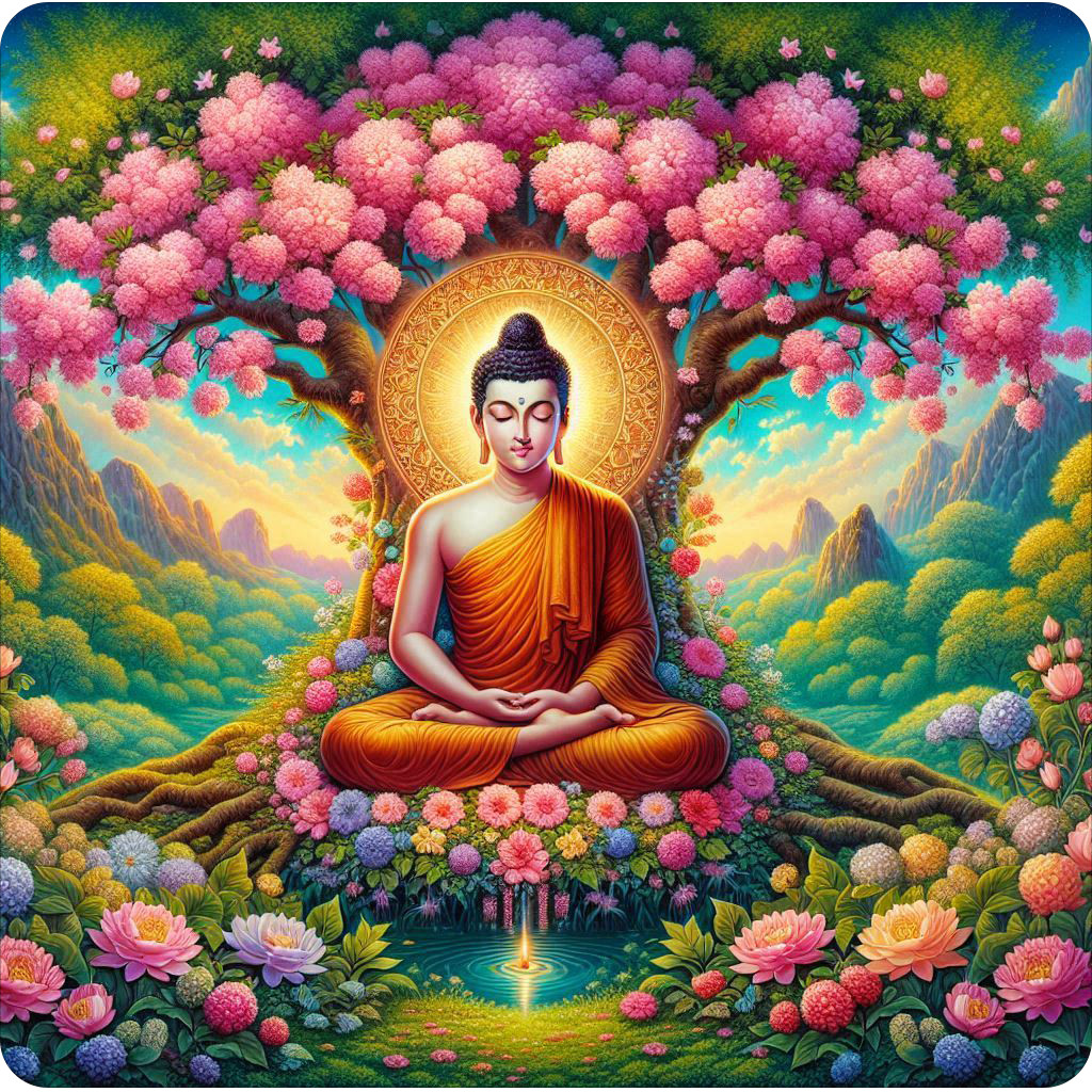 The Buddha Siddhartha Gautama 100% waterproof vinyl decal sticker – many sizes