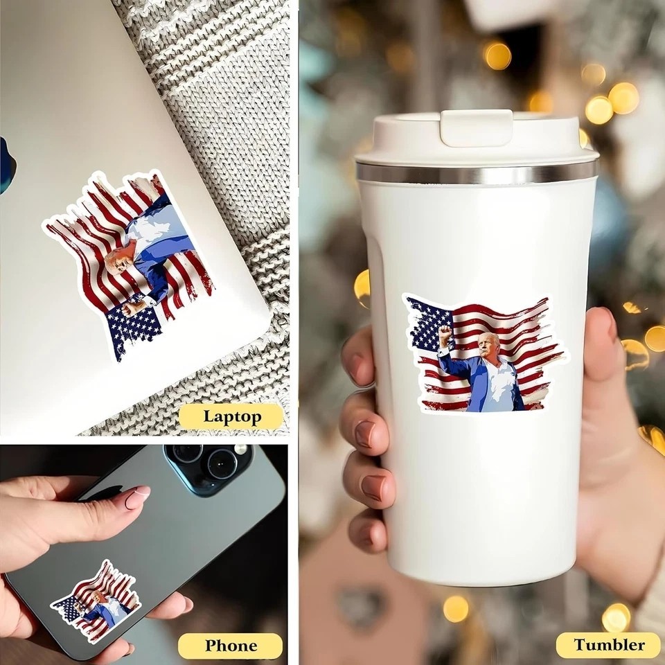 100Pcs Trump Stickers I Did That Gas Pump Stickers Waterproof High Quality Vinyl
