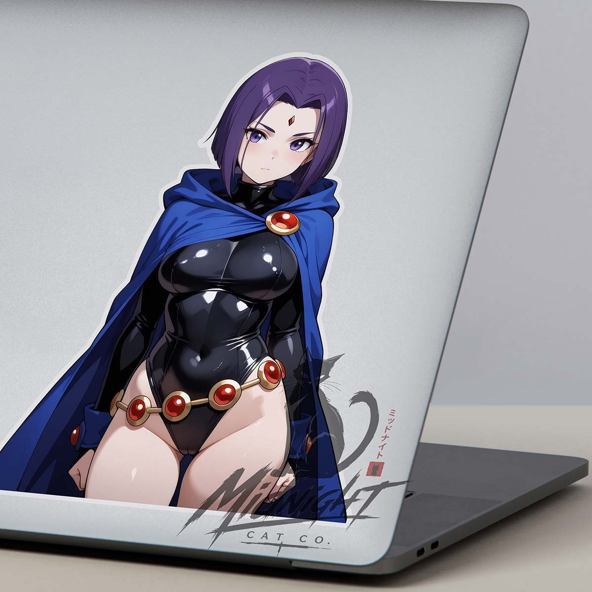 Goth Raven Cute Vinyl Decal Anime Manga Waifu Lewd Laptop Ecchi Laminated
