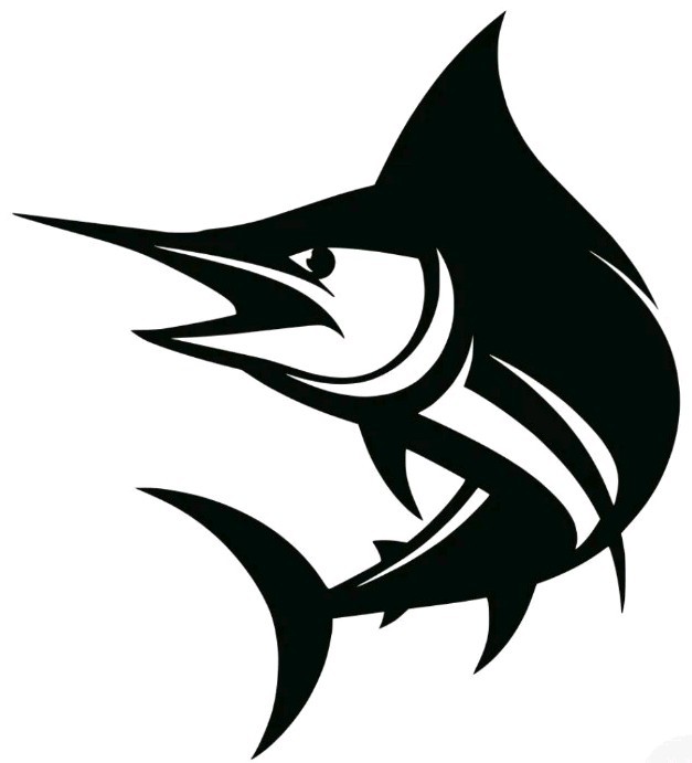 Marlin Fish Fishing Salt Life Die Cut Vinyl Decal Sticker