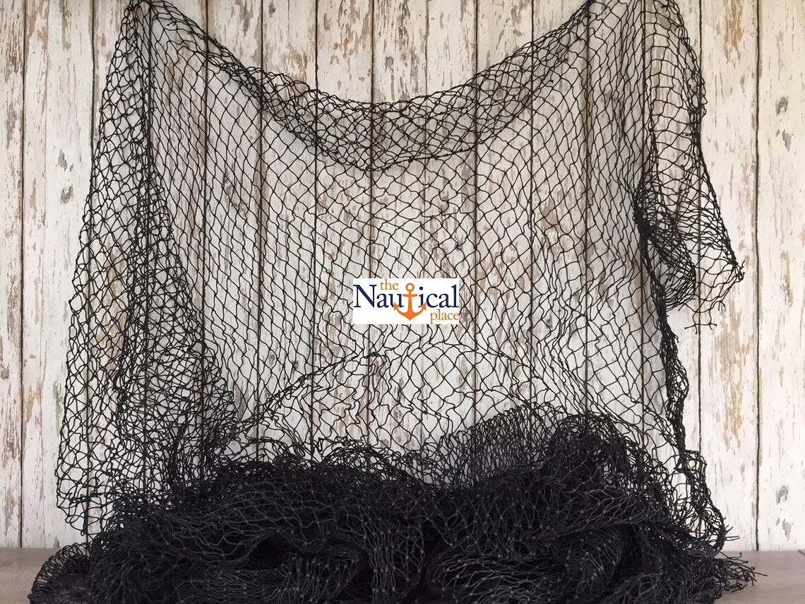 Used Commercial Fishing Net ~ Vintage Fish Netting ~ Old Recycled Reclaimed