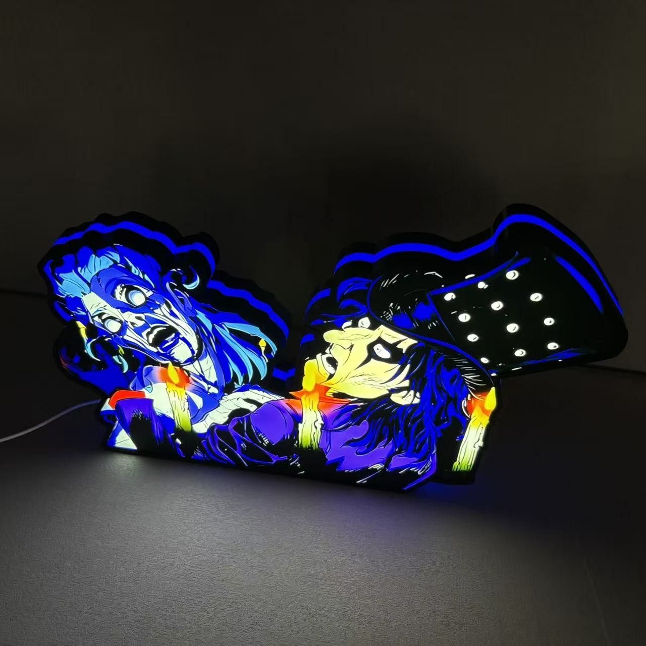 Alice Cooper Nightmare Castle Pinball Topper 3D Print Arcade Game LED Light Box