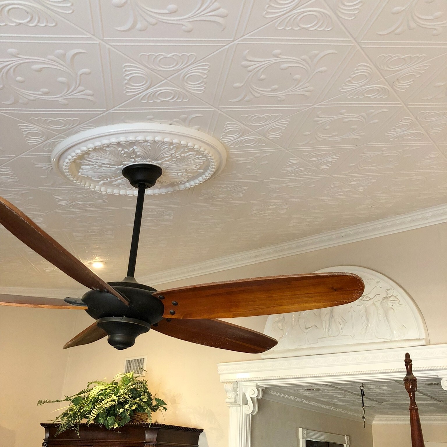 Tin-Look Ceiling Tiles Easy Installation – Anet R2W Anet Wreath