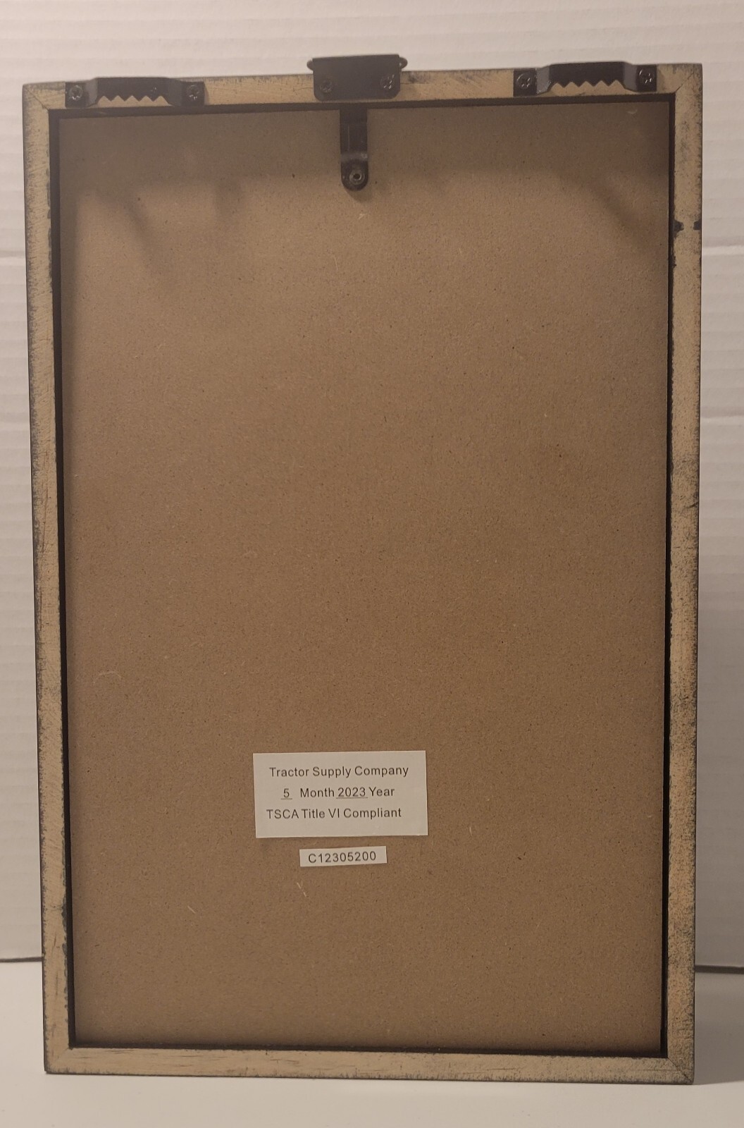 Rustic Novelty Framed Change Box/Bank