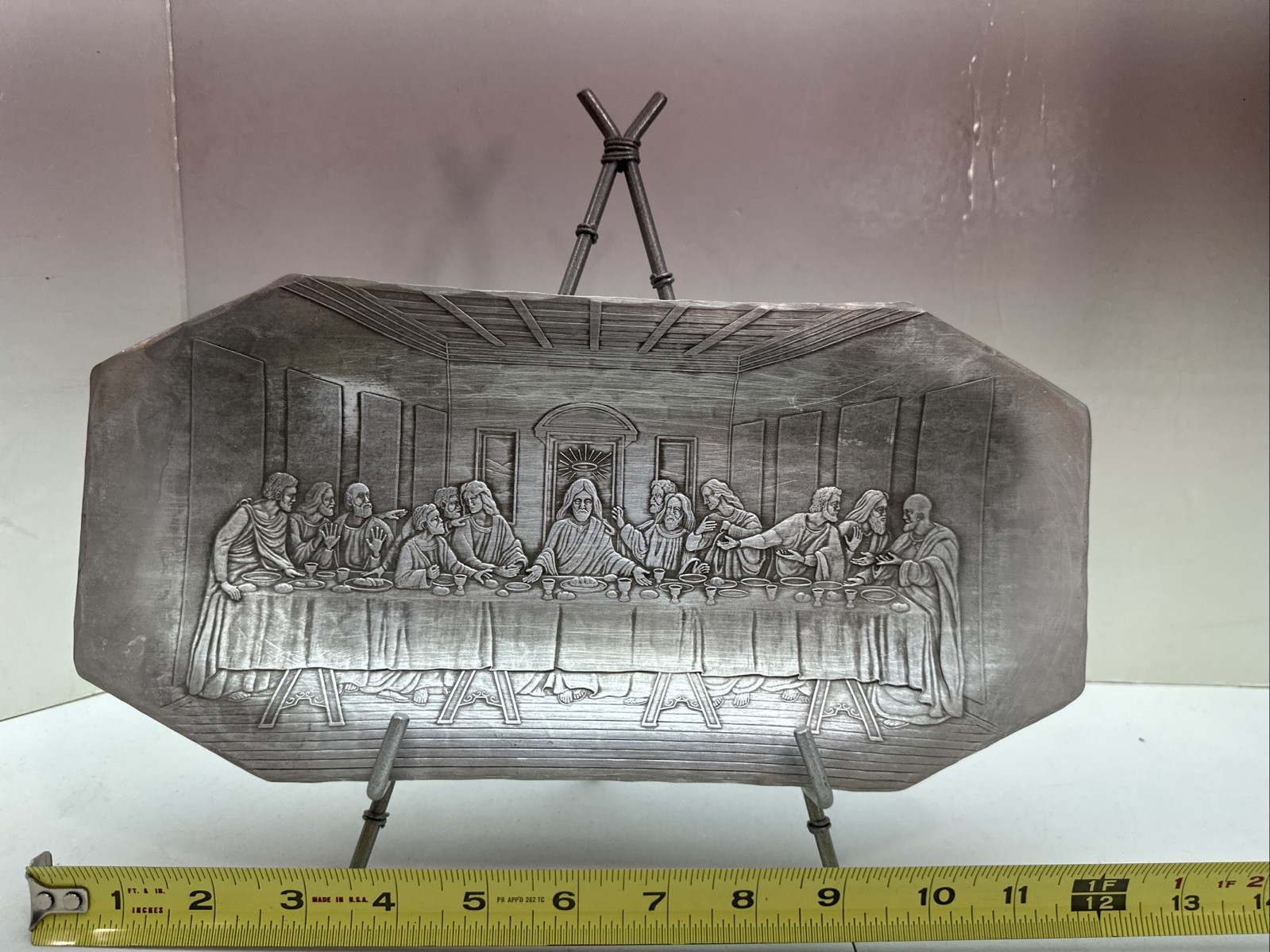 Wendell August Last Supper 12×6 Inches Handmade