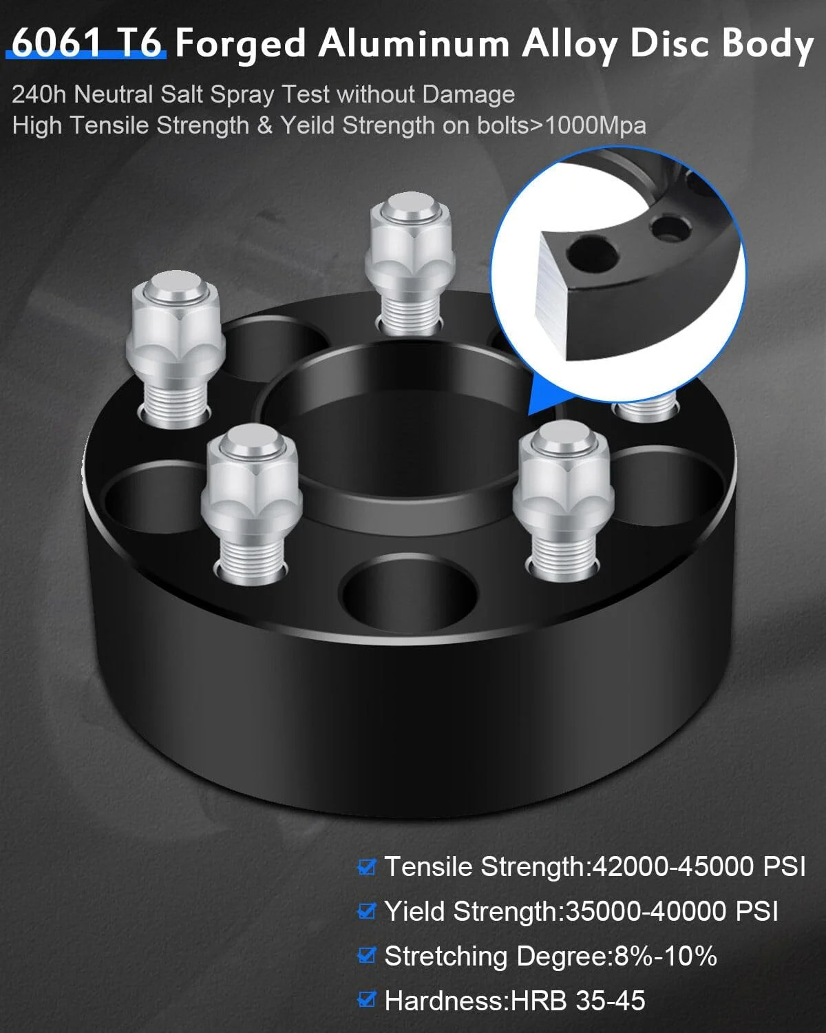 ECCPP 2PCS 2″ inch Hubcentric Wheel Spacers 5×4.5 2 inch hubcentric wheel spacer