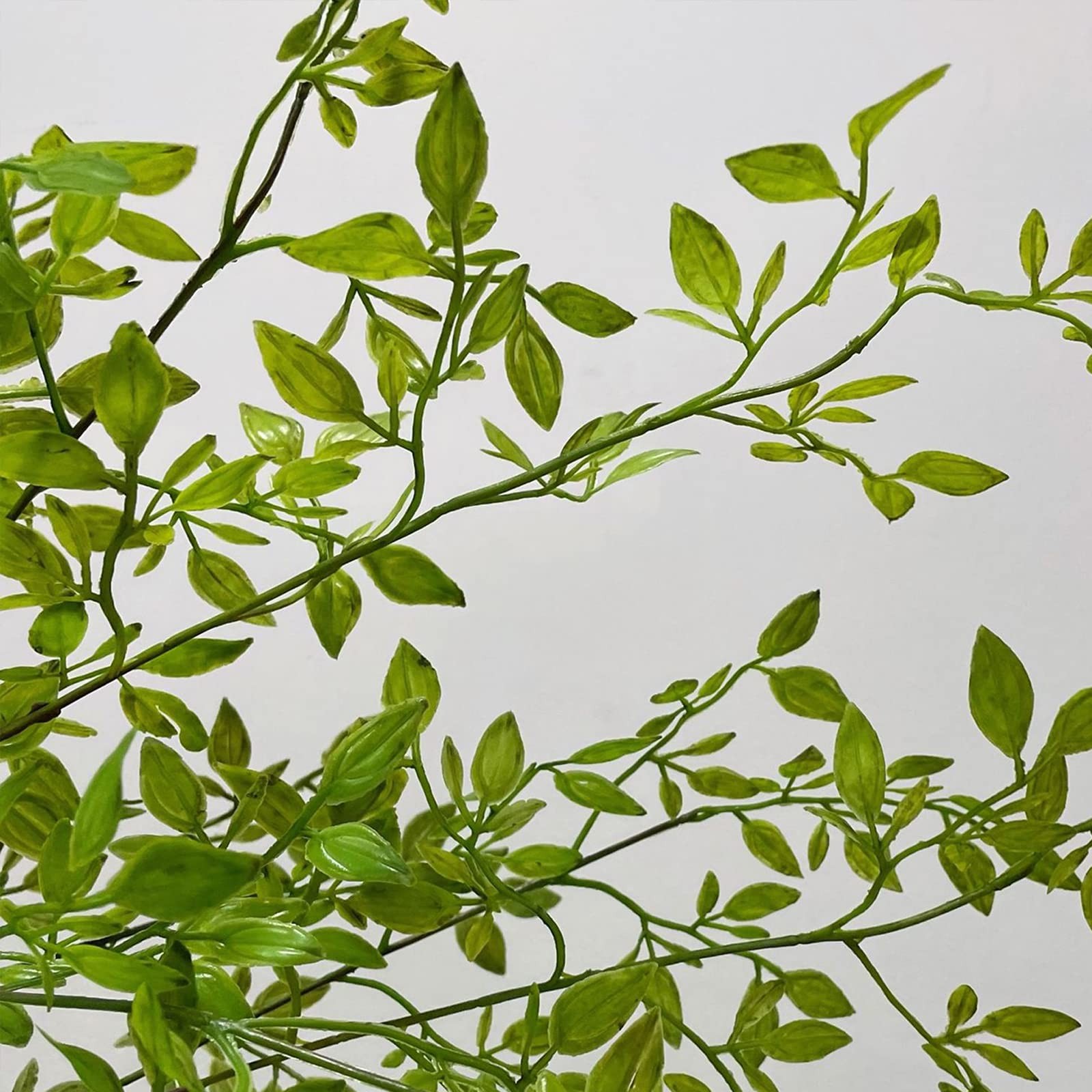 4 Pack Artificial Leaves Stems 43.4 Inch Long Faux Nandina Greenery Bunch Pla…