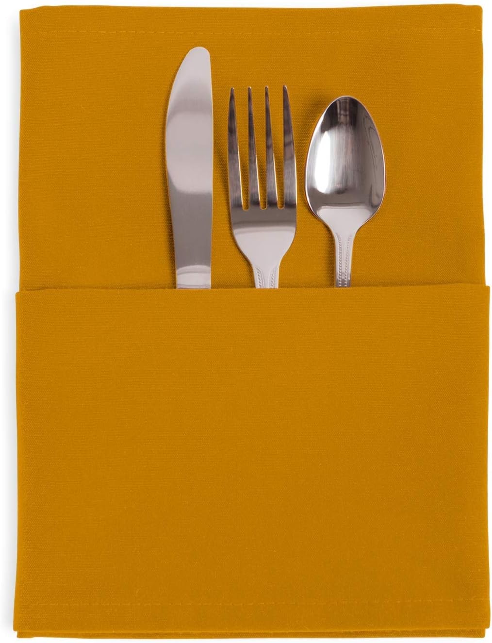 Gold Cloth Napkins – 300 Pack of 20” Large Dinner Table Linen – Easy Care and