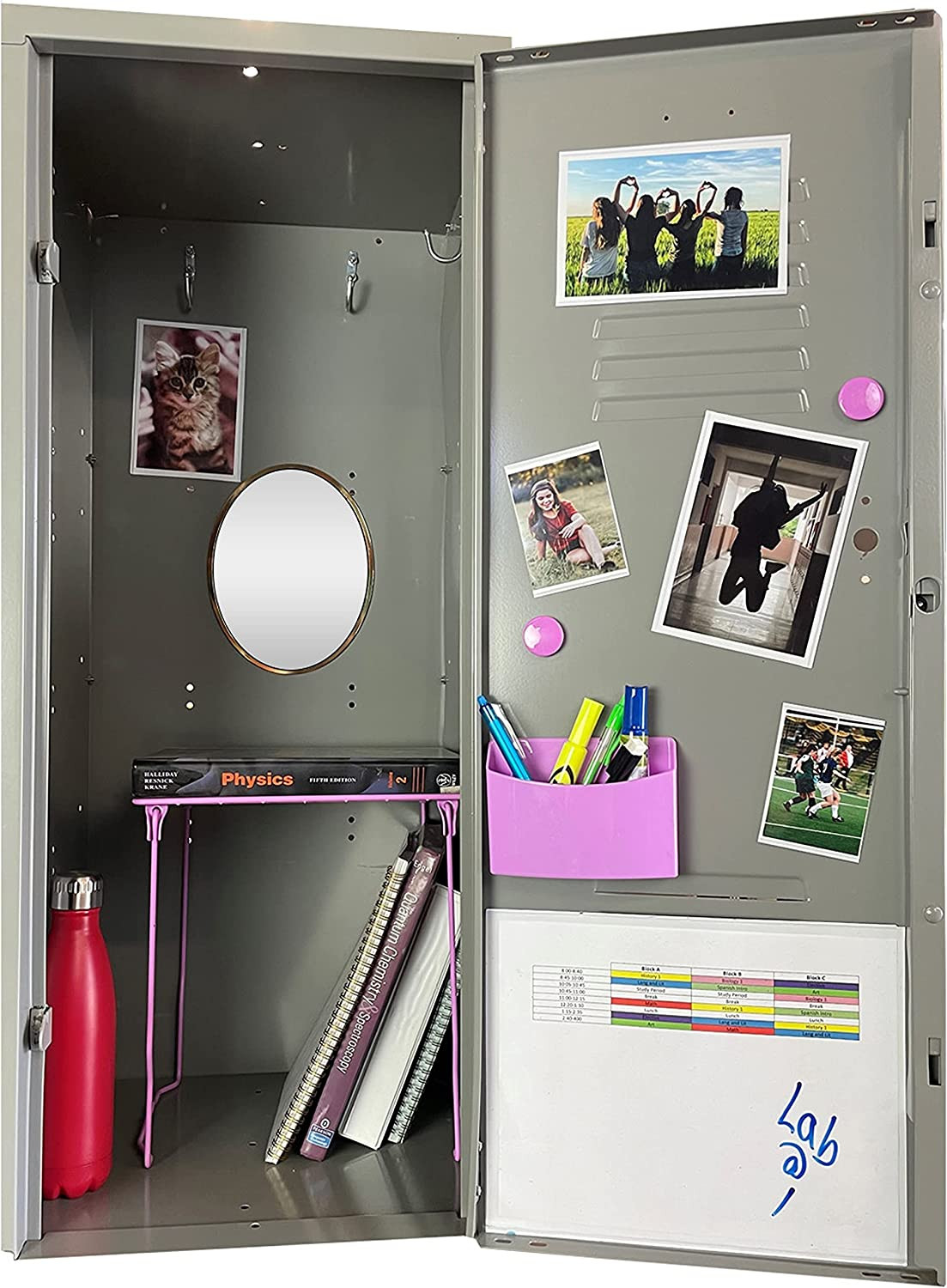 Magtech Magnetic Pocket Picture Frame, White, Holds 4 X 6 Inches Photos, 10, Mad