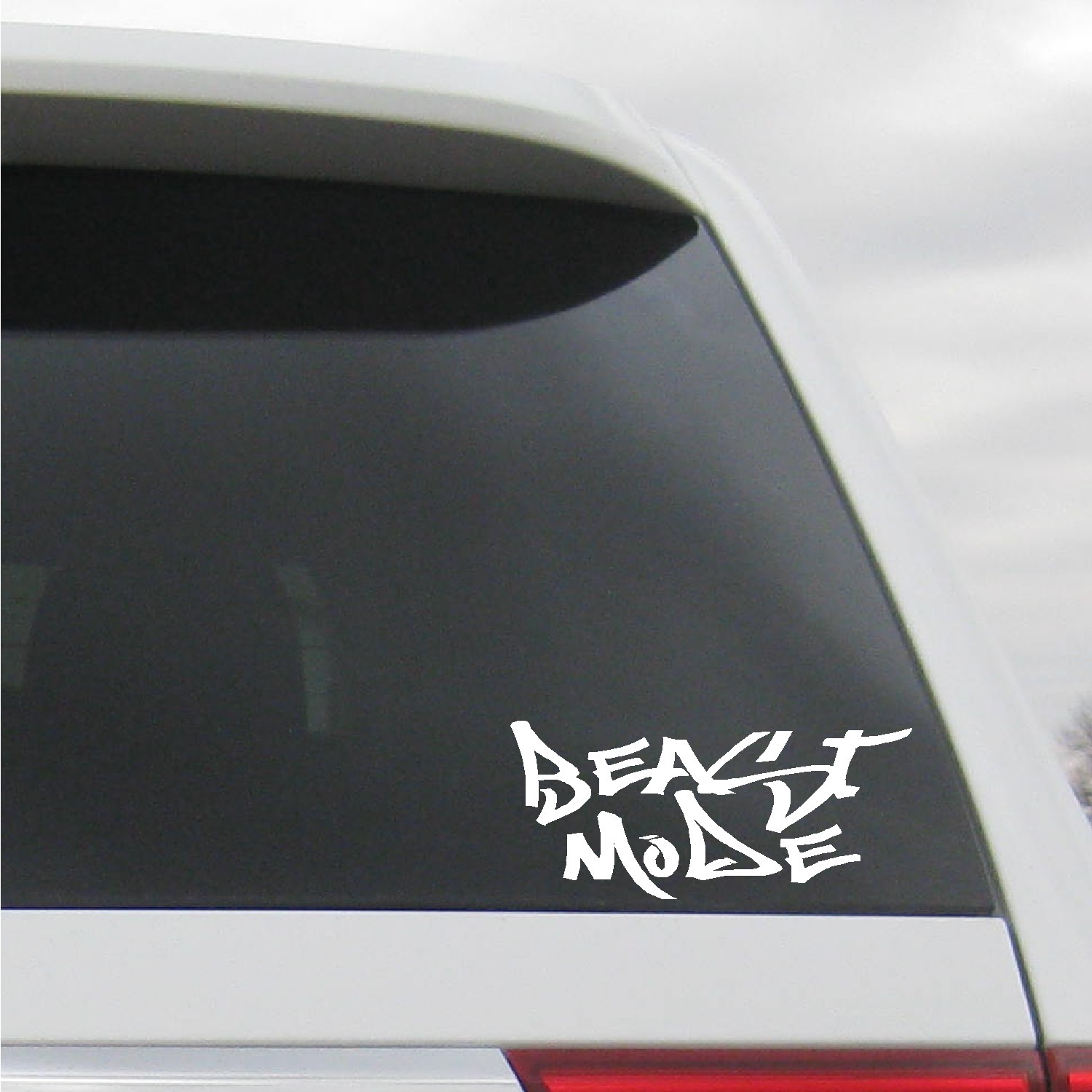BEAST MODE VINYL DECAL STICKER LETTERING FOOTBALL BASKETBALL CAR WINDOW BODY