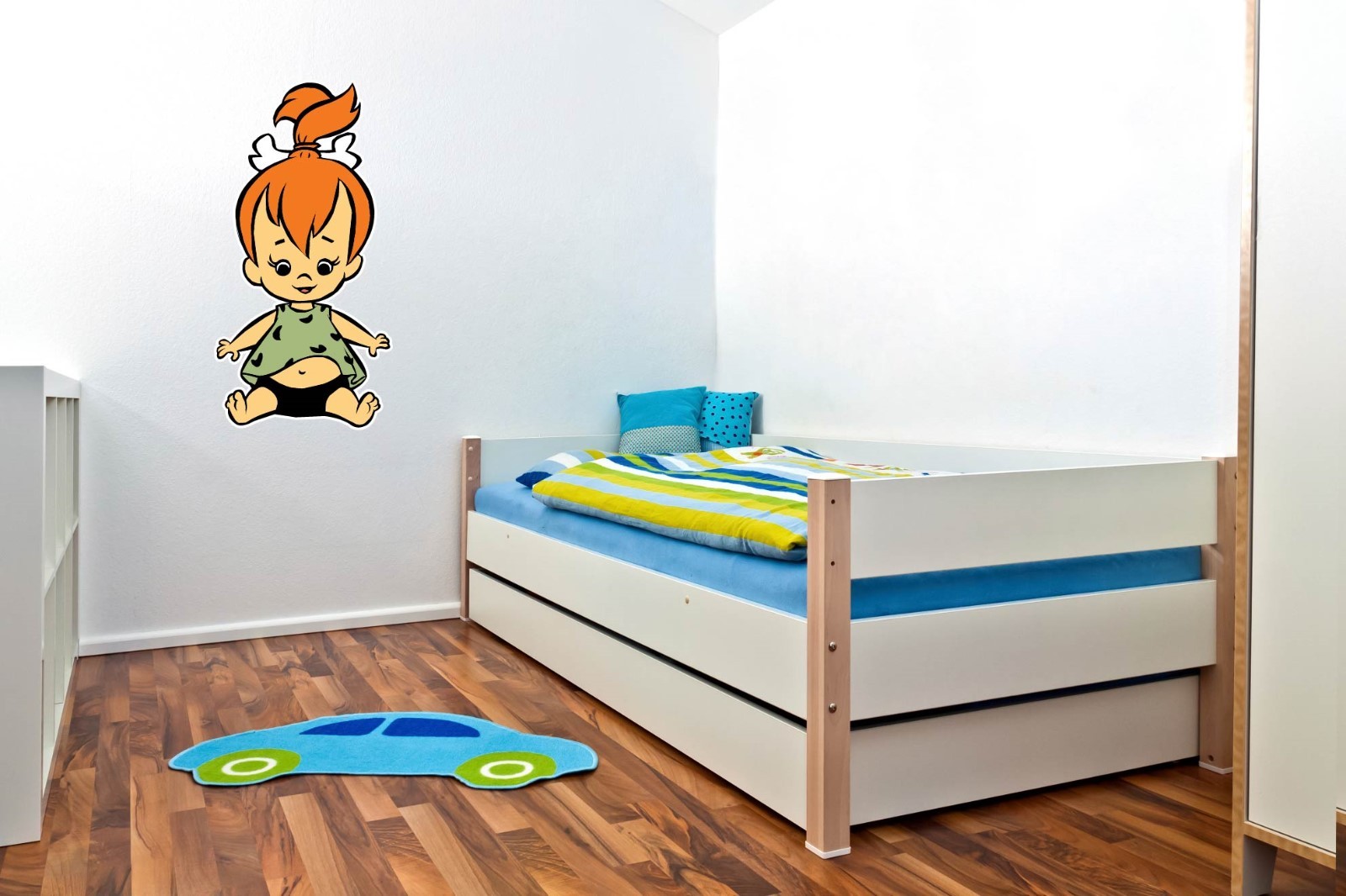 Flintstones Pebbles Cartoon Kids Vinyl Sticker Decal Wall *SIZES*