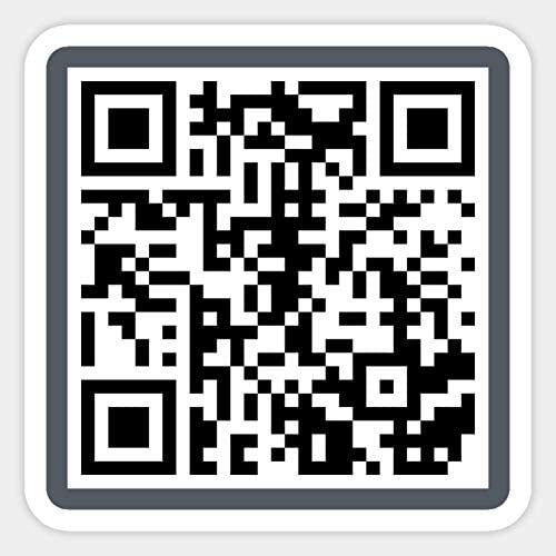Make Your Own QR Code Link Phone Scan Vinyl Decal Sticker – Many Sizes Available