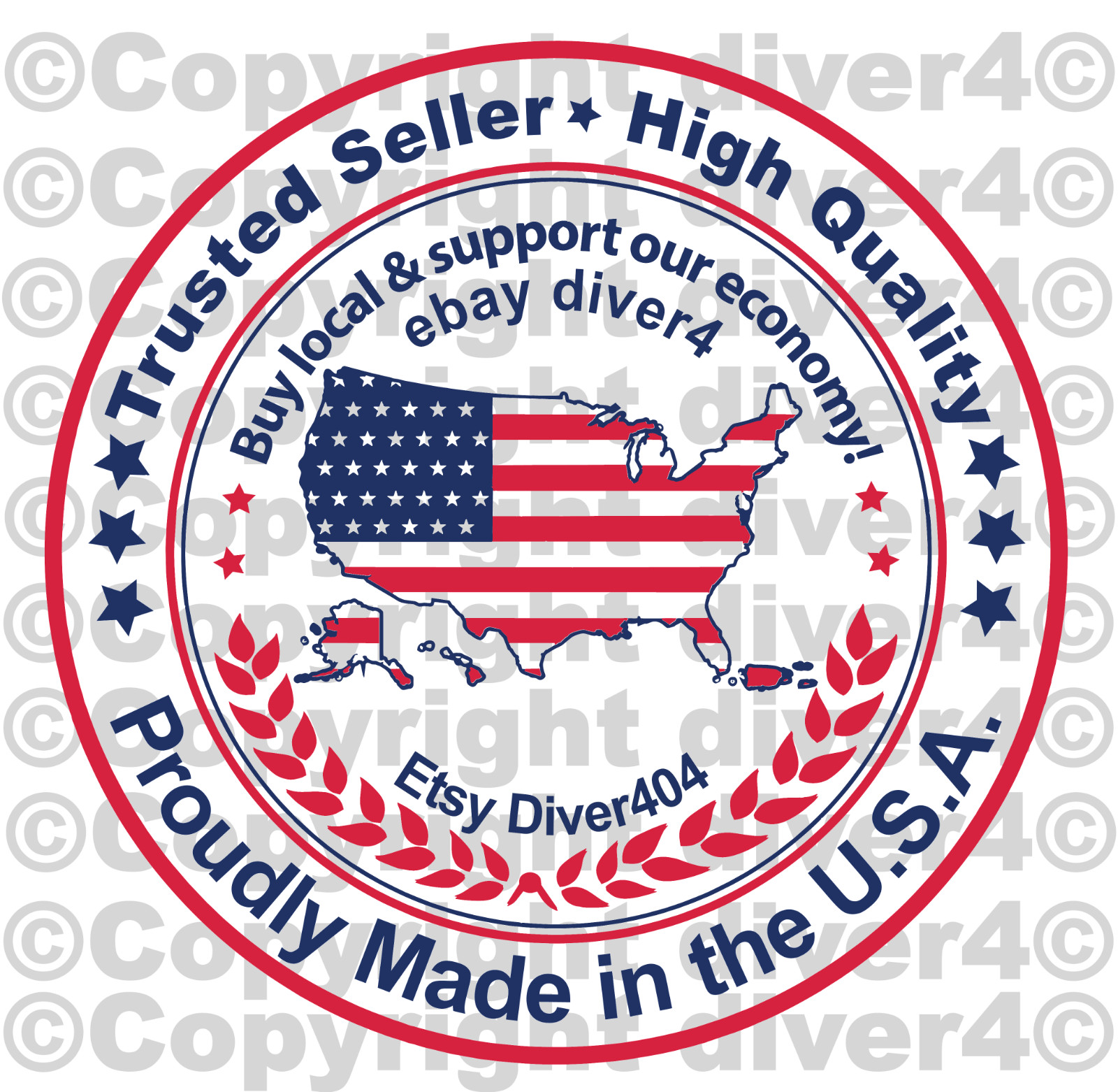 Oval Custom Text Vinyl Decal USA Made US Seller