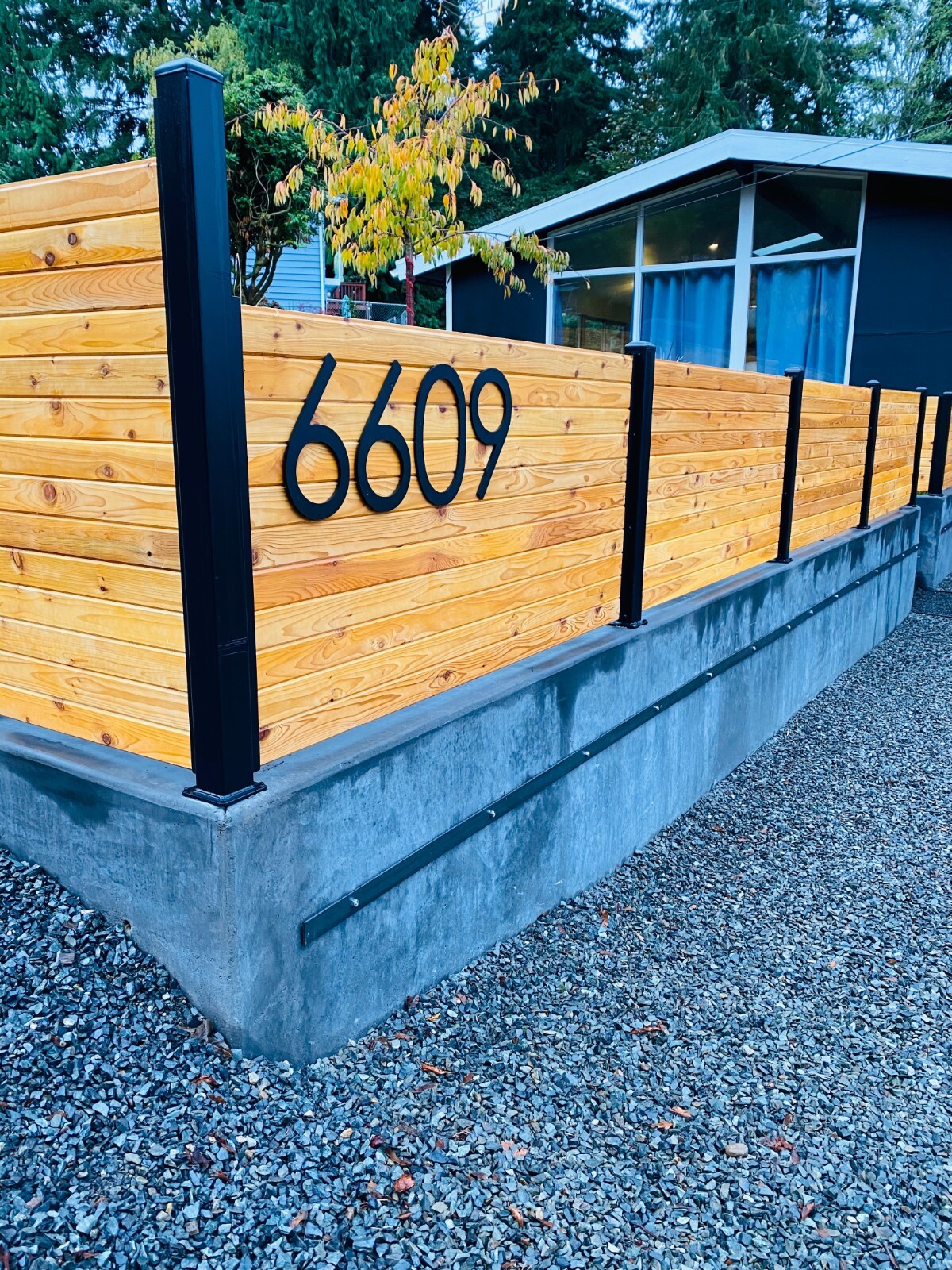 12 inch Modern House Address Numbers Letters, color choices