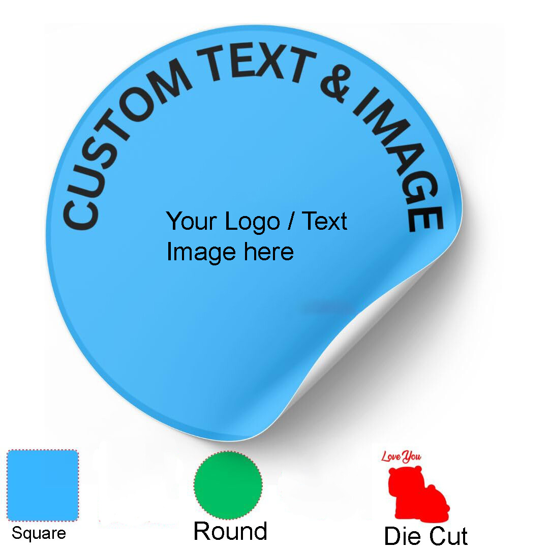 Custom logo stickers Die cut Stickers custom stickers bulk Product Labels