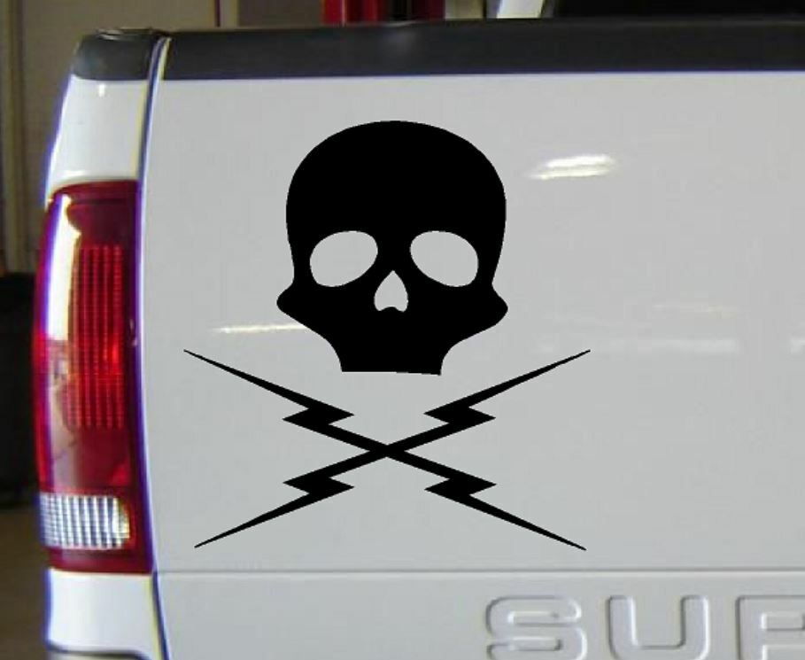 Death Proof Various Sizes & Colors Durable High Performance Die Cut Vinyl Decal