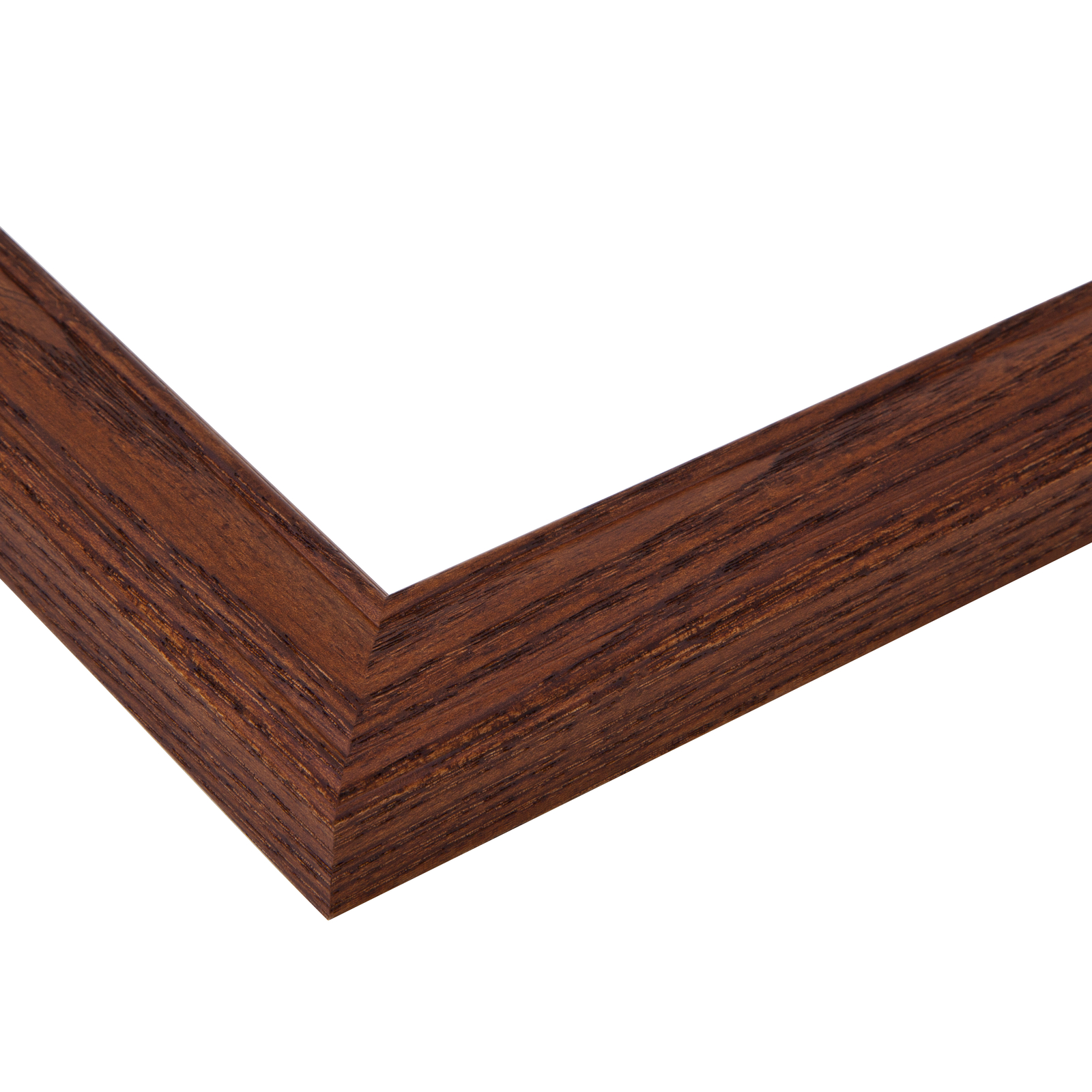 ArtToFrames 1.25″ Custom Poster Frame Brown Walnut Stain on Oak Wood 4086 Large