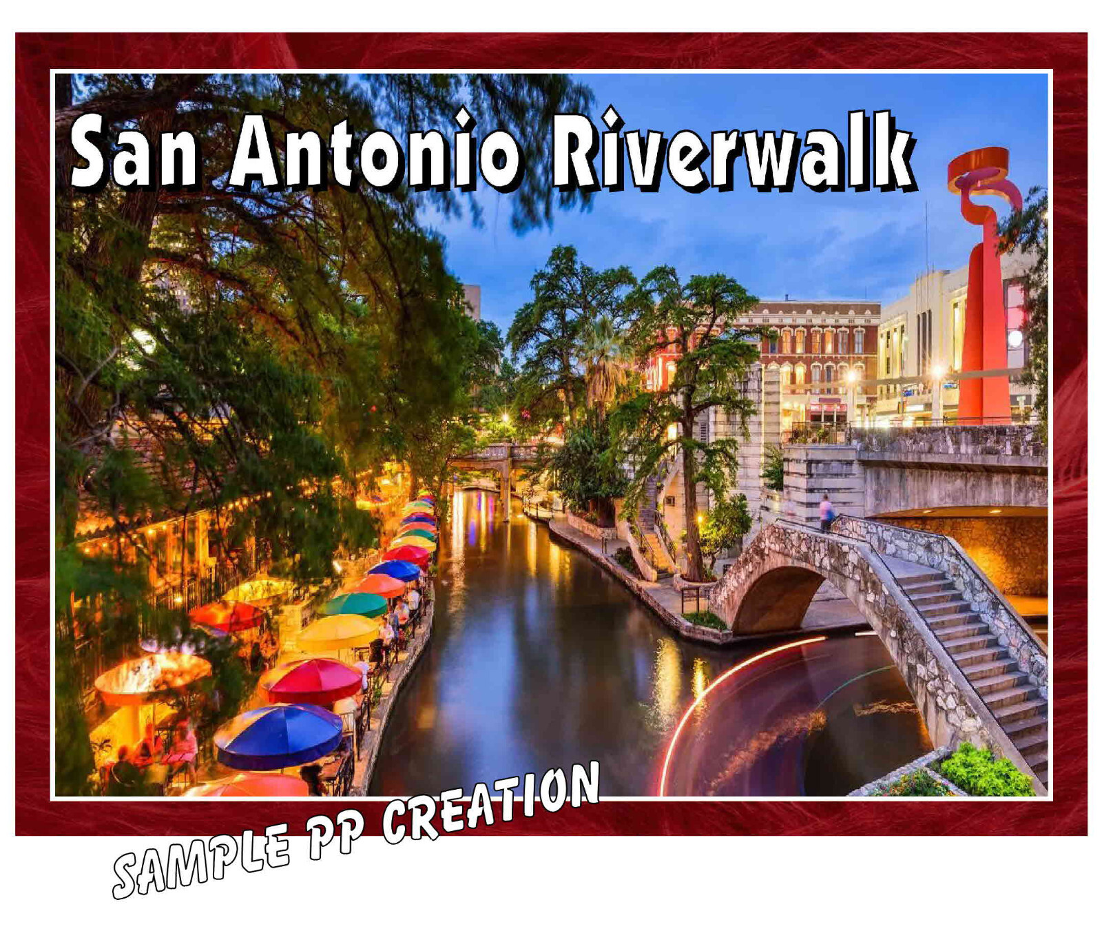 SAN ANTONIO RIVERWALK PHOTO FRIDGE MAGNET 4 X 3 inches TRAVEL