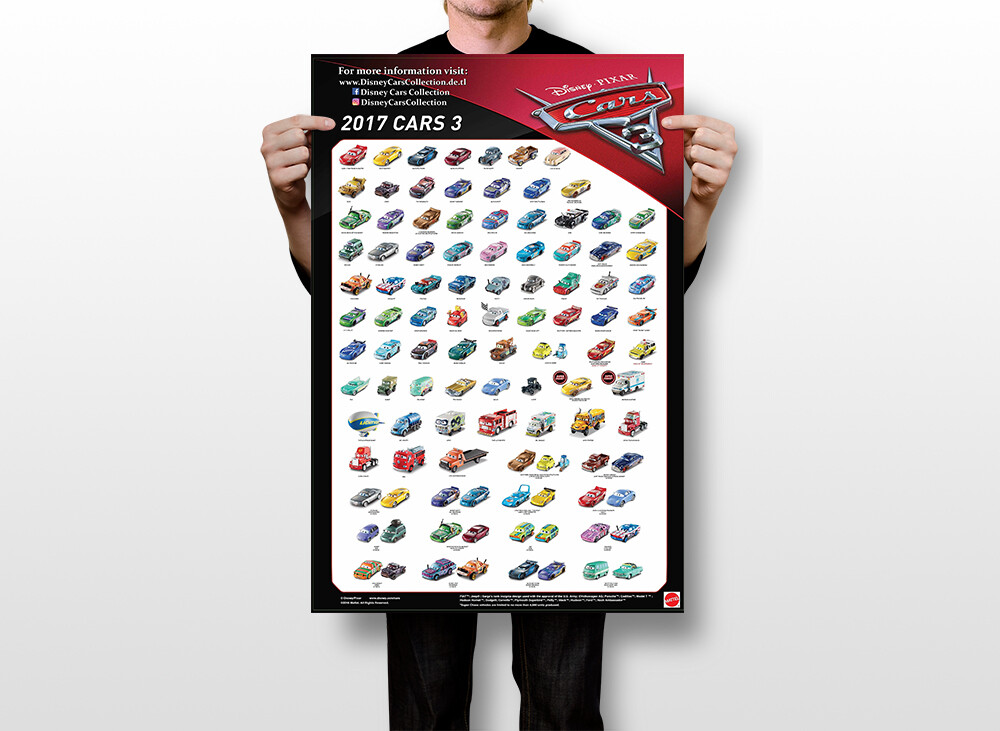 Cars Lightning Mcqueen Cartoon Movie Wall Art Home Decor – POSTER 20×30
