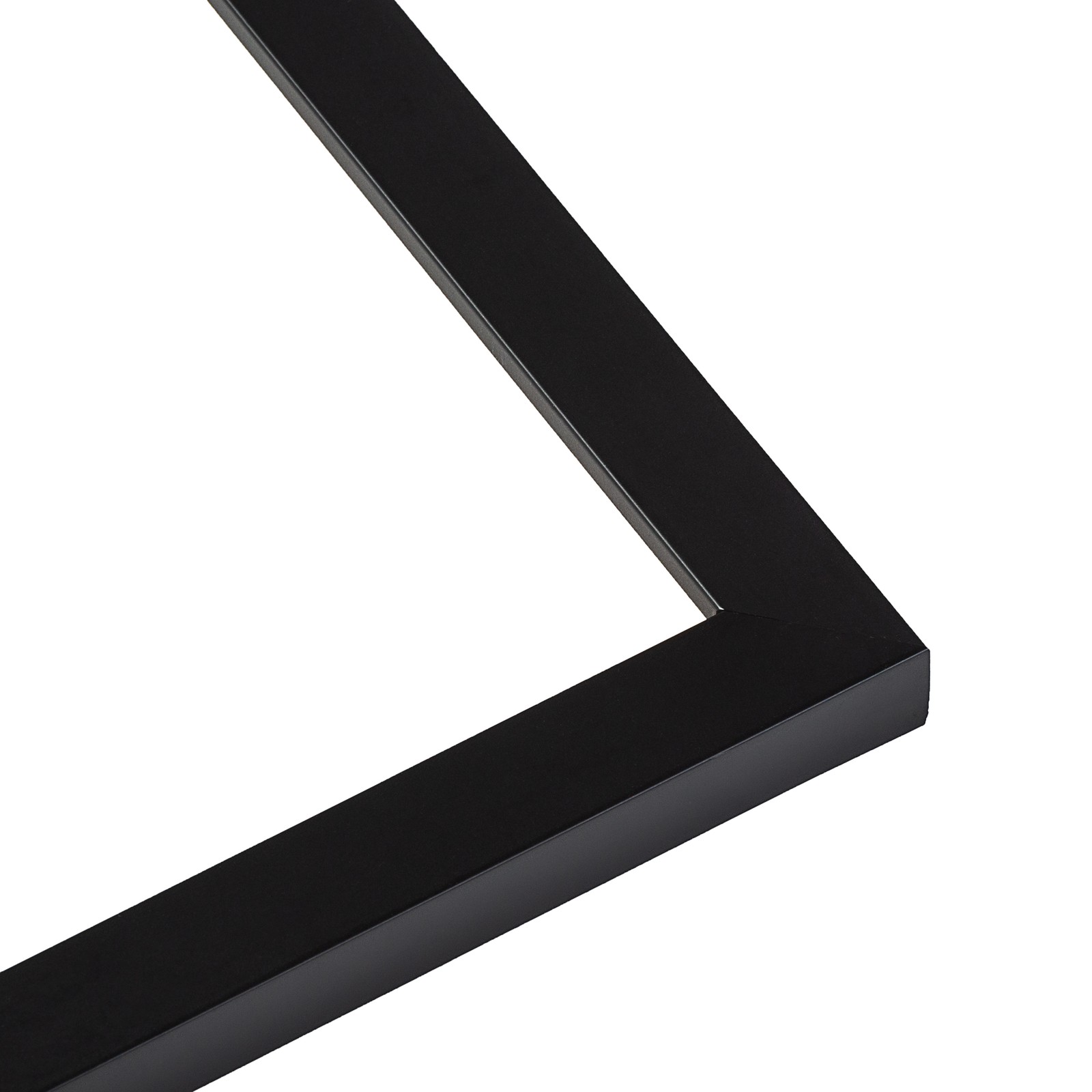 15×42 Frame Black Real Wood Picture Frame Width 0.75 inches | Interior Frame Dep