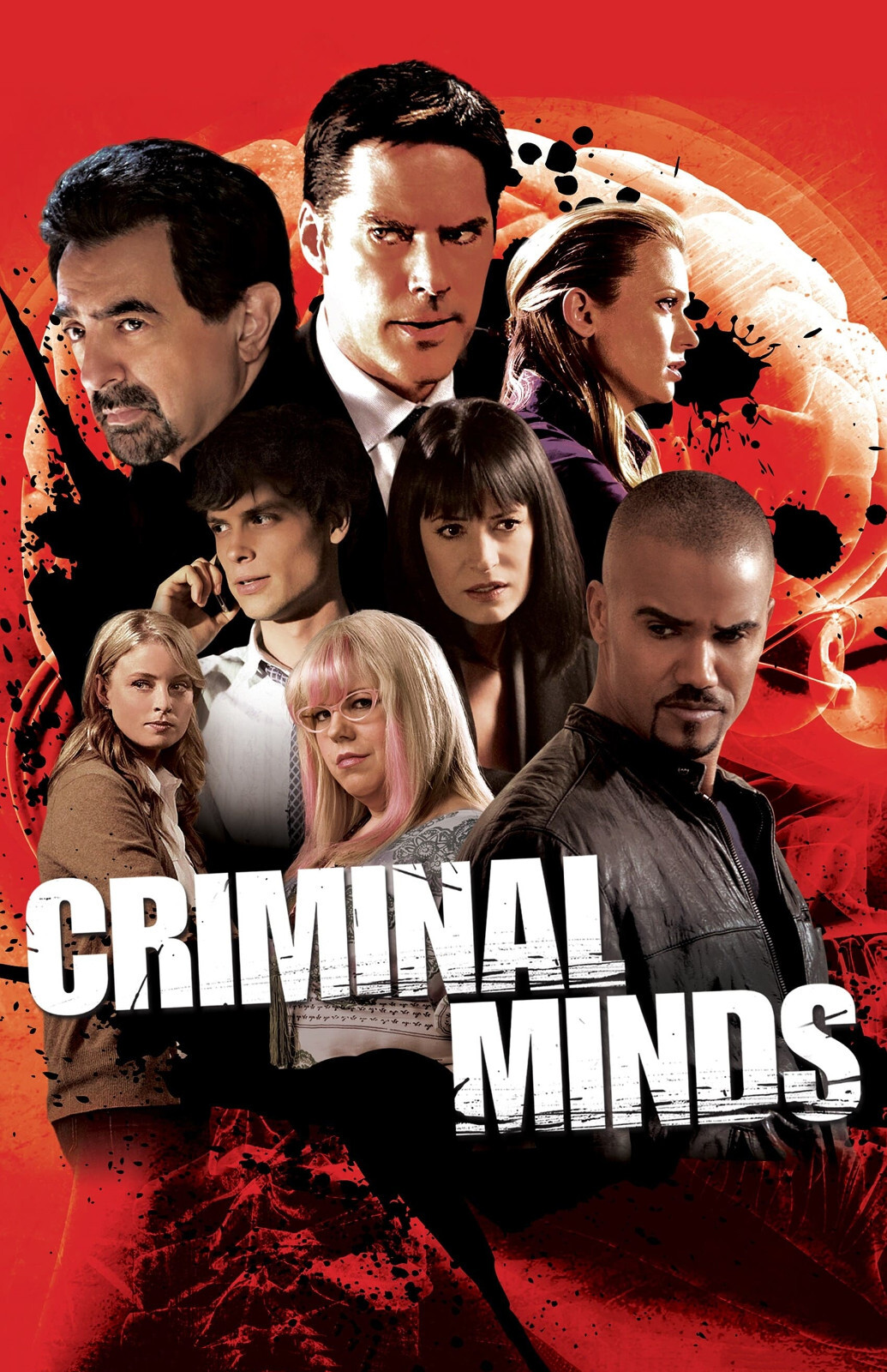BB0951 Criminal Minds Show By Jeff Davis 2005 Red Movie Poster 11×17
