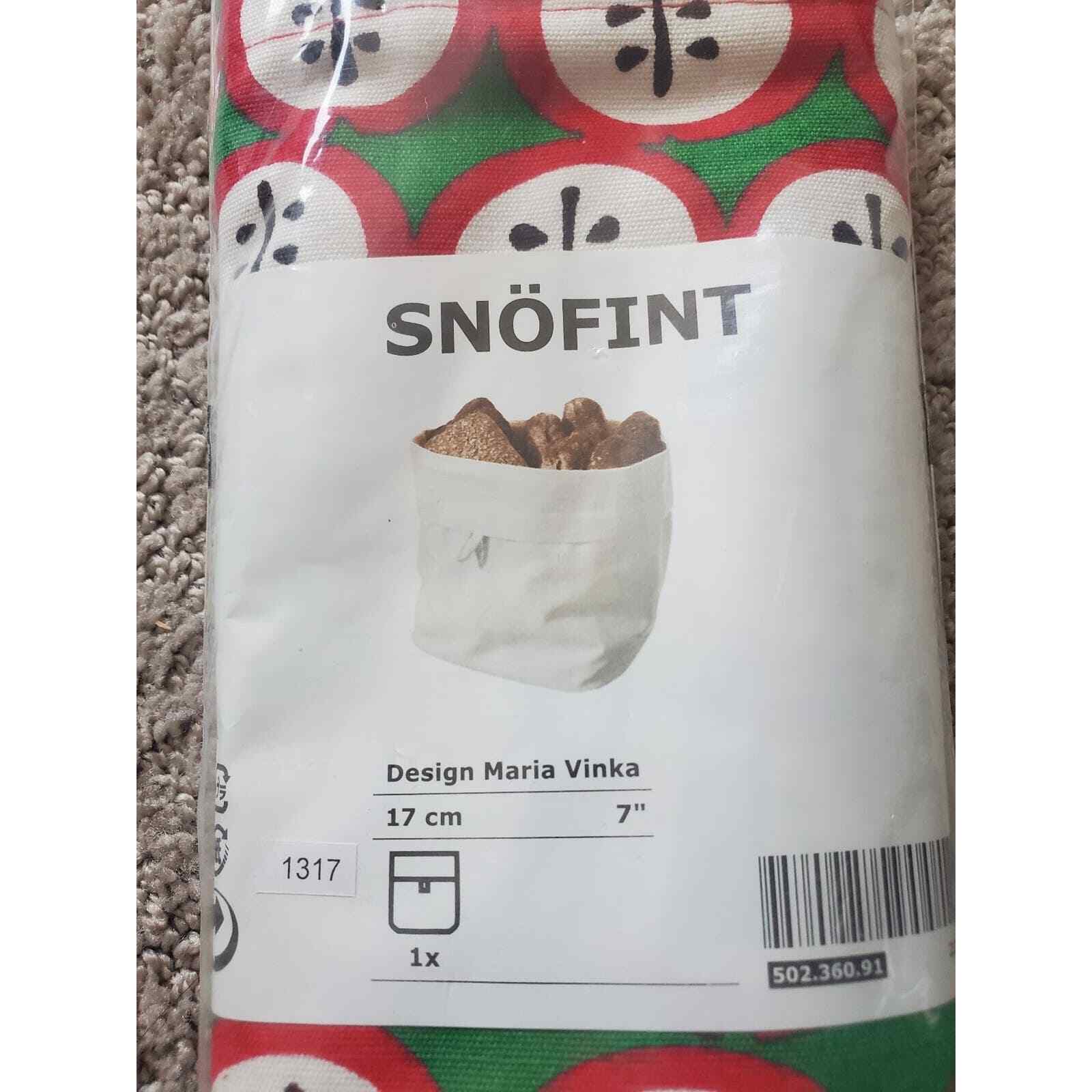 2012 Ikea Snofint Basket Maria Vinka Design 7″ 17cm In Package Swedish Apple