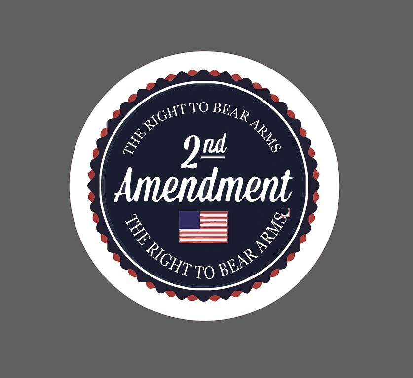 2nd Amendment Sticker USA Waterproof – Buy Any 4 For $1.75 Each Storewide!