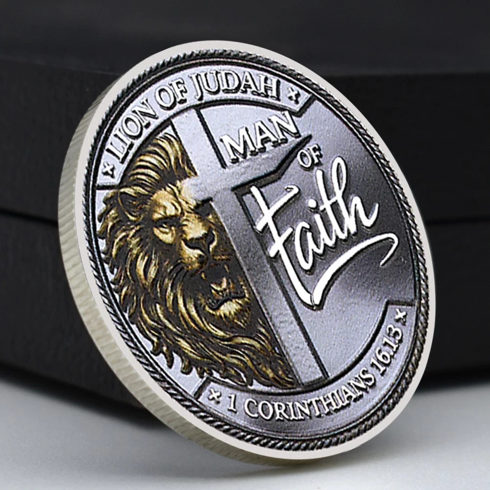 Christian Lion Of Judah Challenge Coin Gift